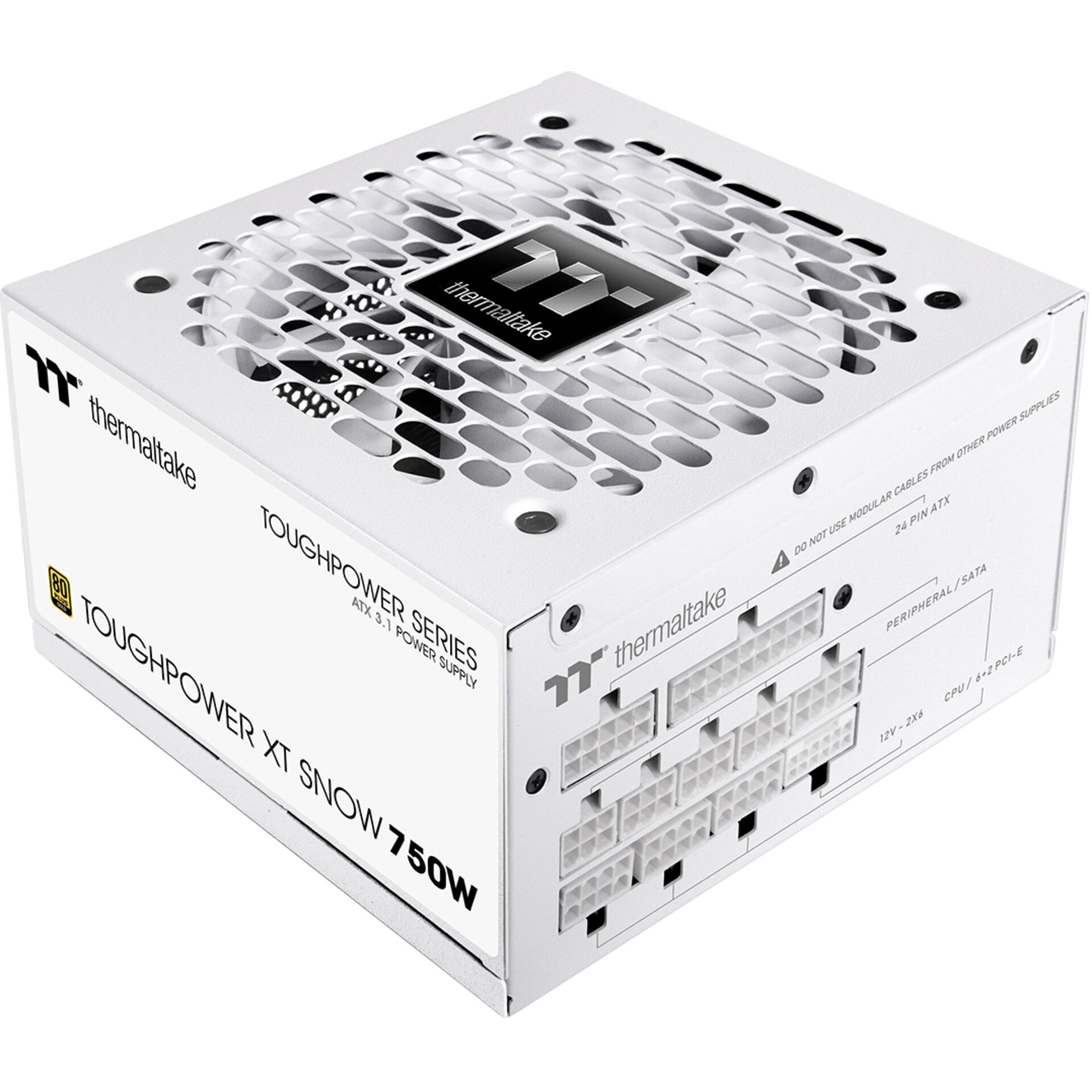 PC-ATX Netzteil, 750W, Modular, Weiß, Thermaltake ToUghPower XT Snow