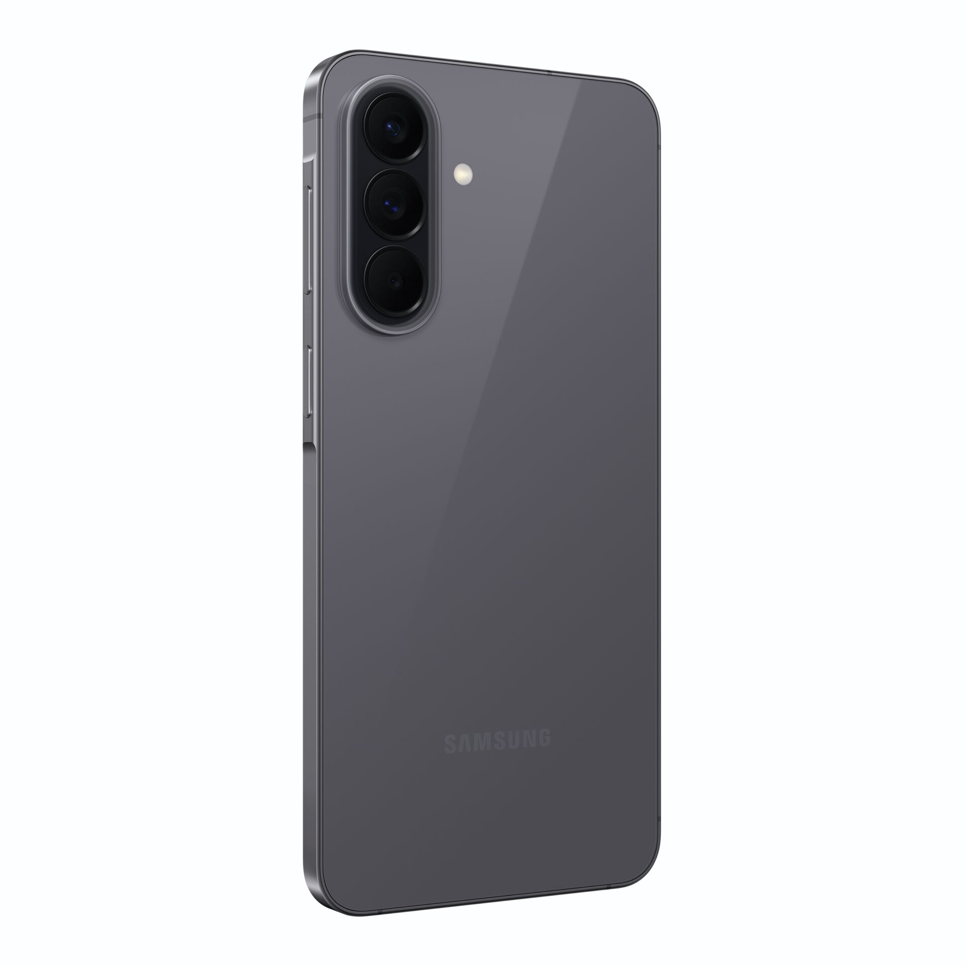 smartphone, Rückseite, Kamera-Quad, Grau, Samsung (Logo schwach)