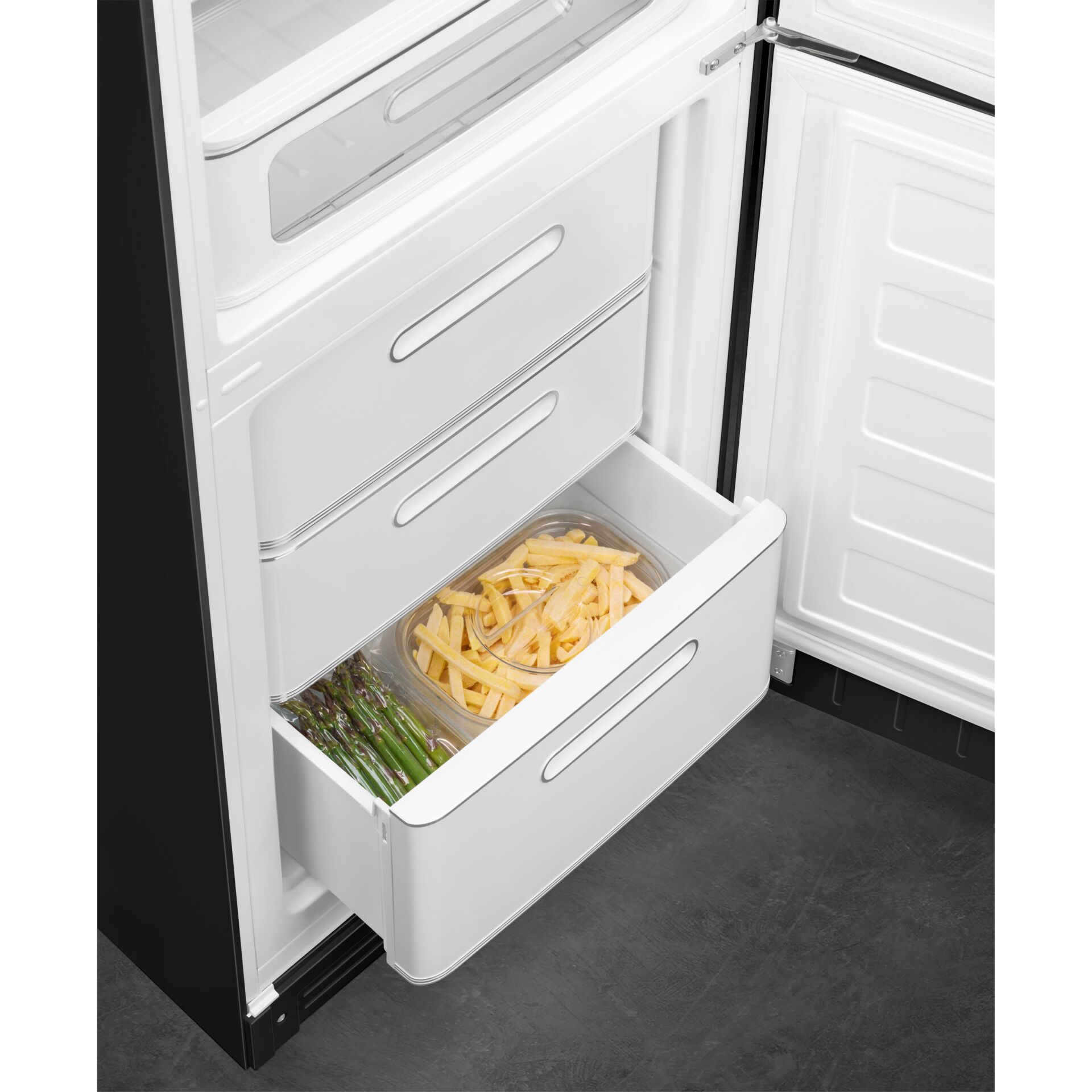 Schublade, Mobiliar, Gerät, Elektrisches Gerät, Kühlschrank