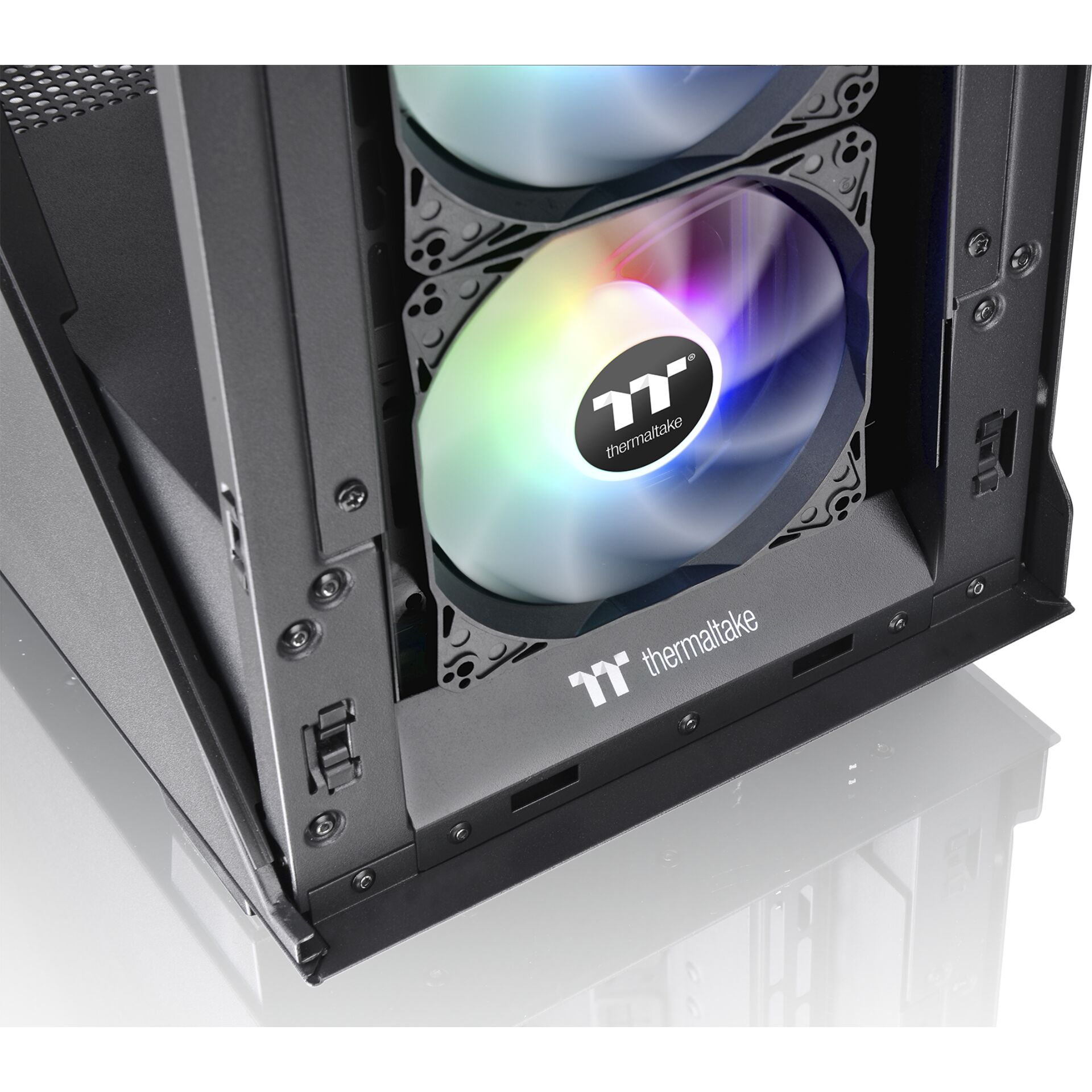 PC-Gehäuse, RGB-Lüfter, Thermaltake, 9cm Lüfter, Computer-Komponenten