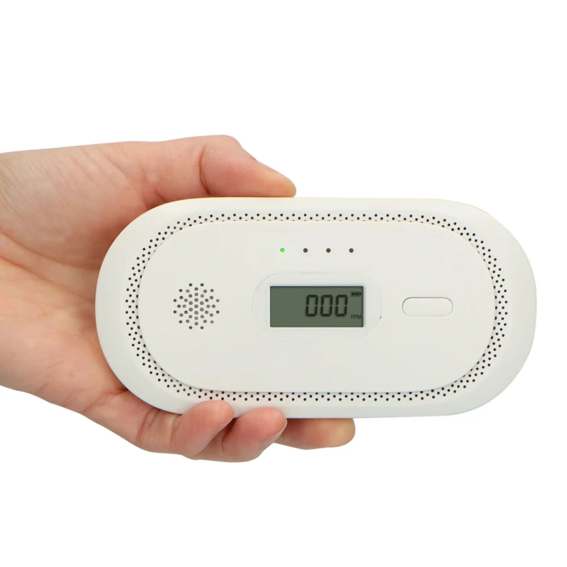 Tragbares Gas-/Atem-Diagnosegerät, Handgehaltenes Gerät, Digitales Display, Kompakte Größe, Weißes Gehäuse