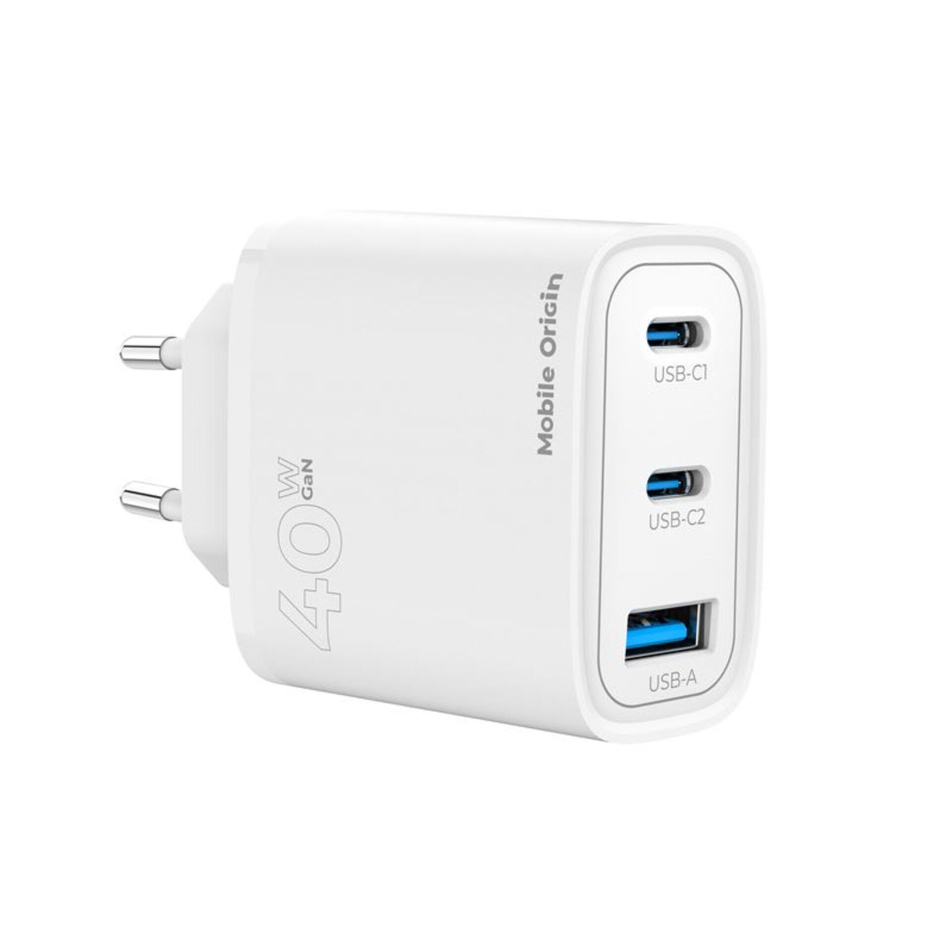 Ladeadapter, USB-C, USB-A, Mehrfachstecker, 4-Port