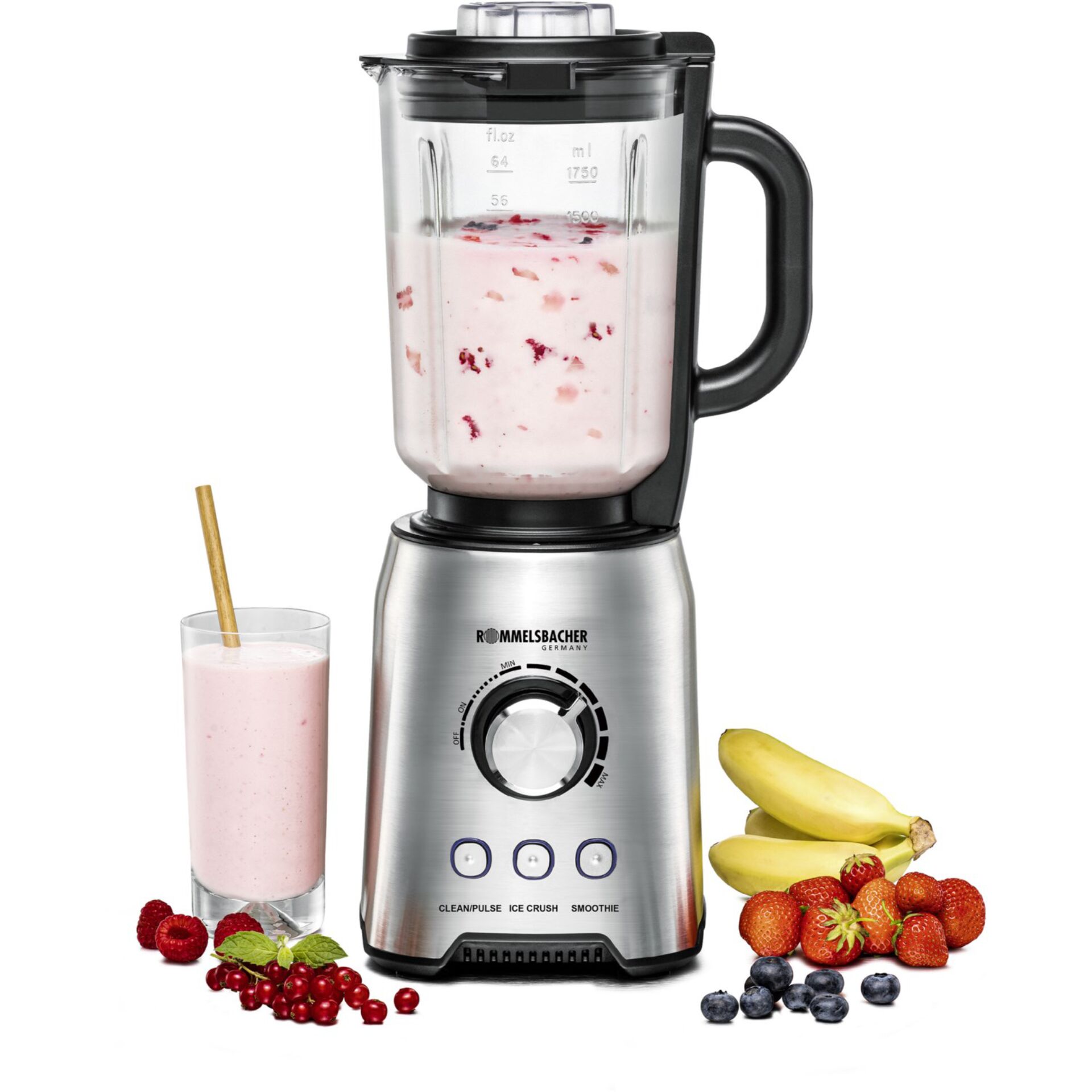  blender,  smoothie,  früchte,  edelstahl,  pitcher