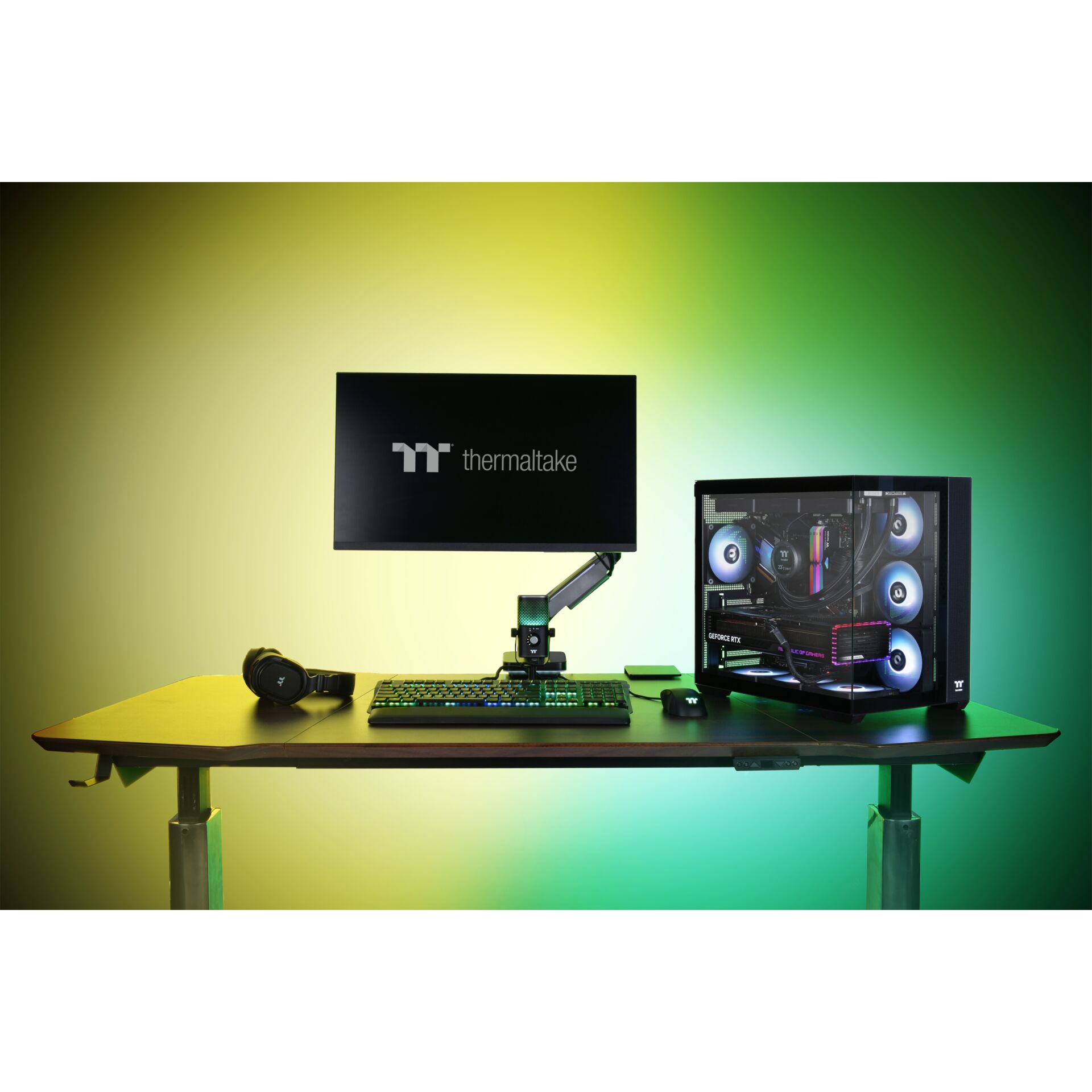 Tabelle, Schreibtisch, Computer, PC, Bildschirm