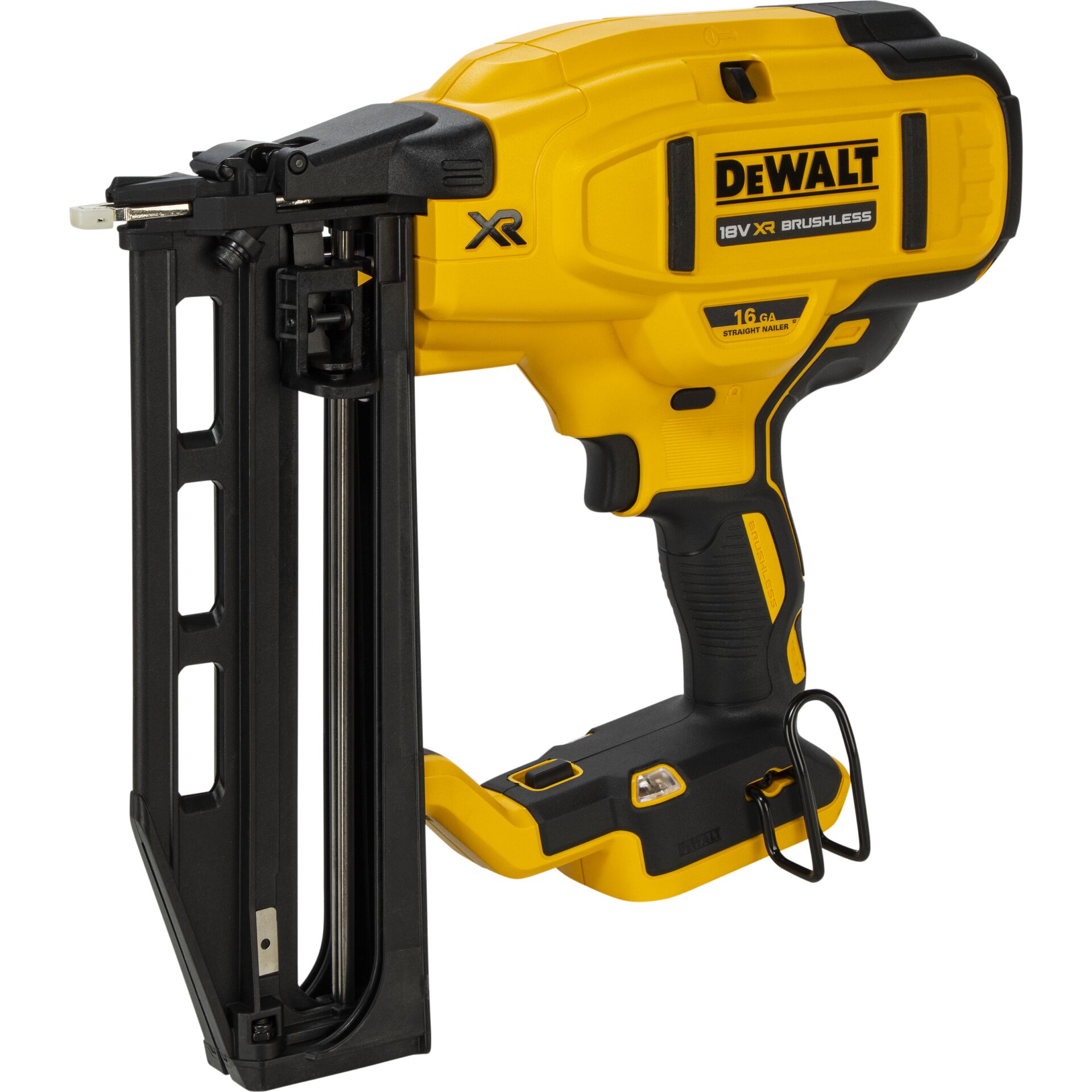 Akku-Nagler, Schussgerät, 16-Gauge Nagler, Krafte?, Akku-Großkompressor, Nagler, Brushedless, 16-Gauge, DeWalt