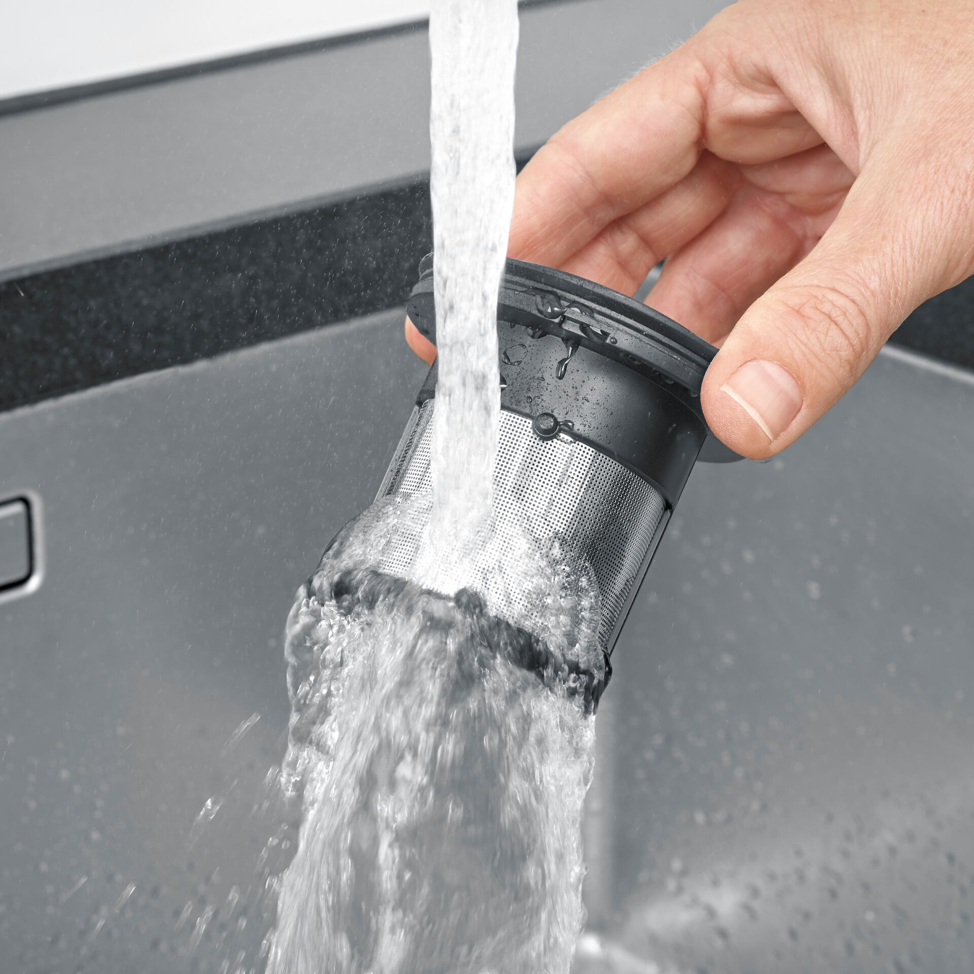 Sinken, Waschbeckenhahn, Körperteil, Hand, Person