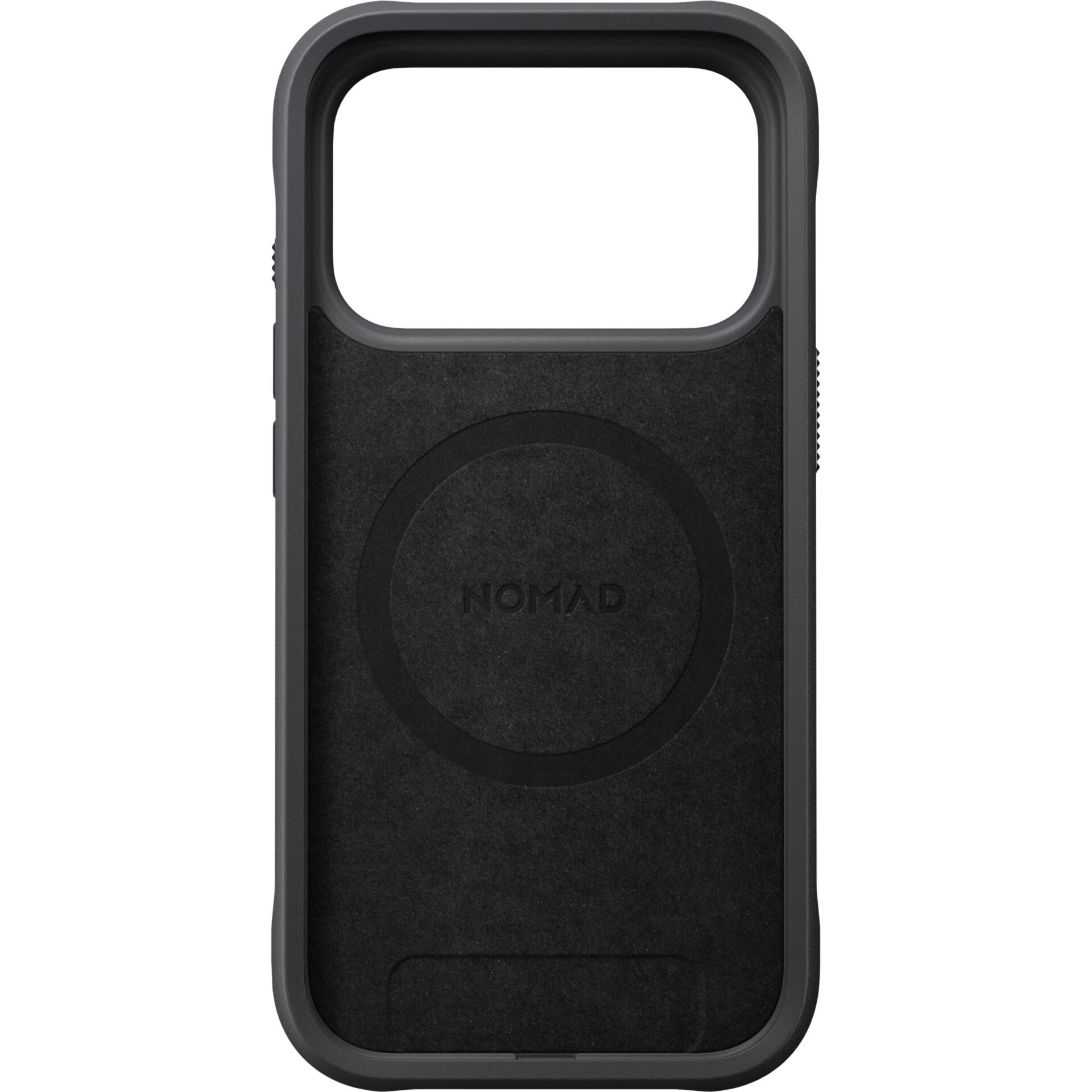 hülle, magnetisches kabelladenpad, schwarz, schutzhülle, Nomad