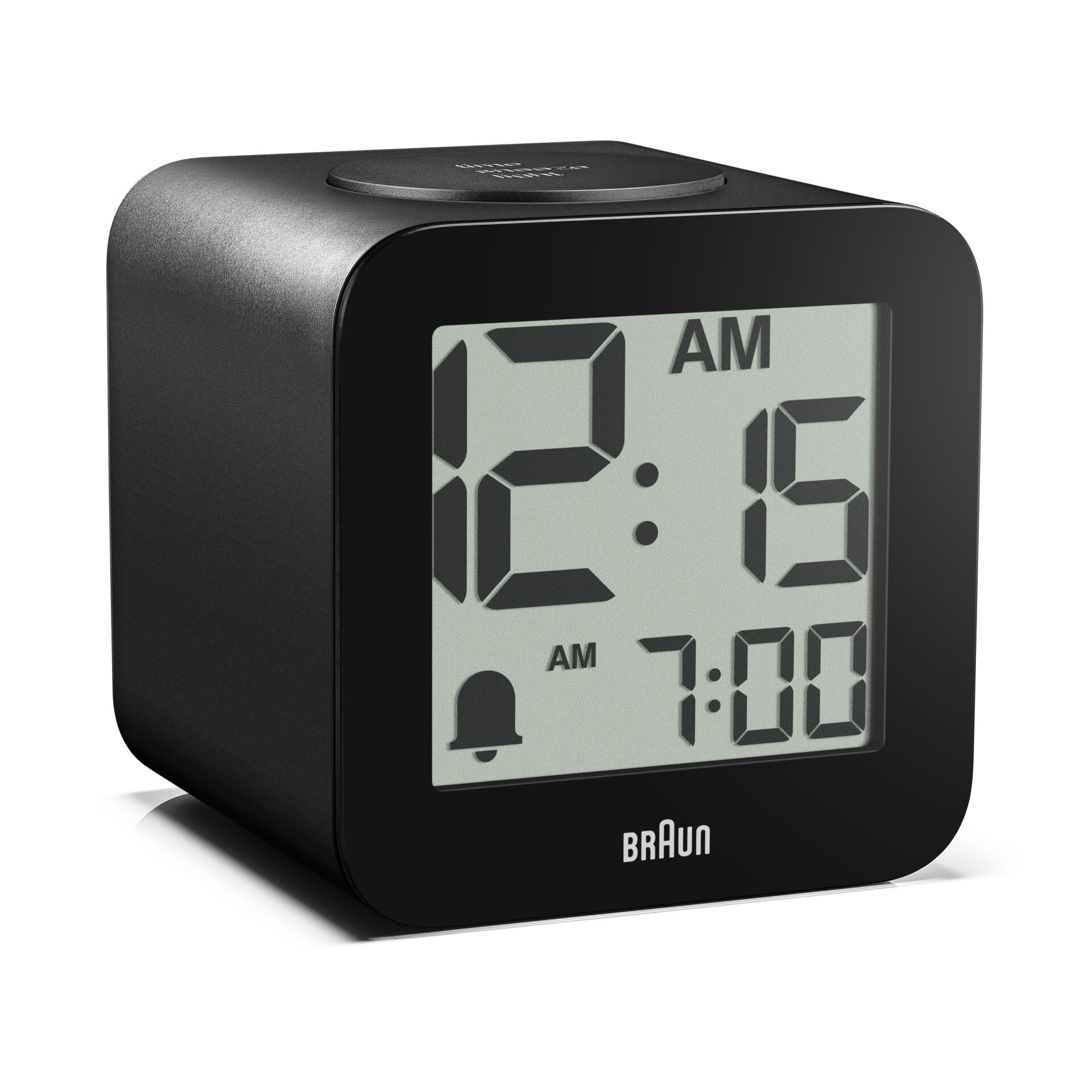 Wecker, Digitaluhr, Braun, Schwarz, Alarm