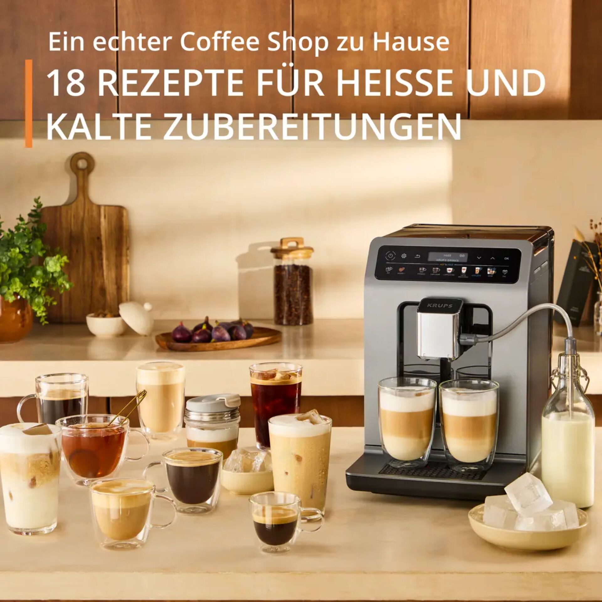 Kaffeemaschine, Espressomaschine, Milchschaum, Kaffeegetränke, Kapselmaschine