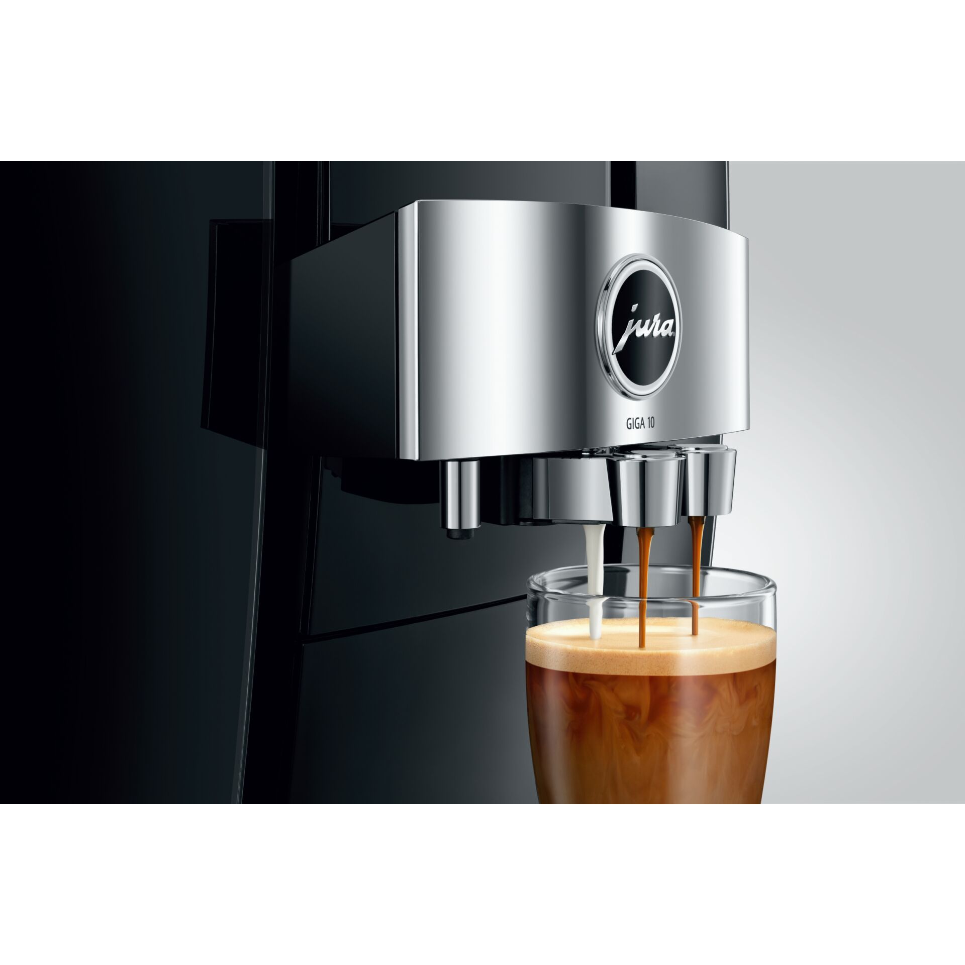 Espressomaschine, Kaffeeautomat, Edelstahl, Cappuccino, Espresso