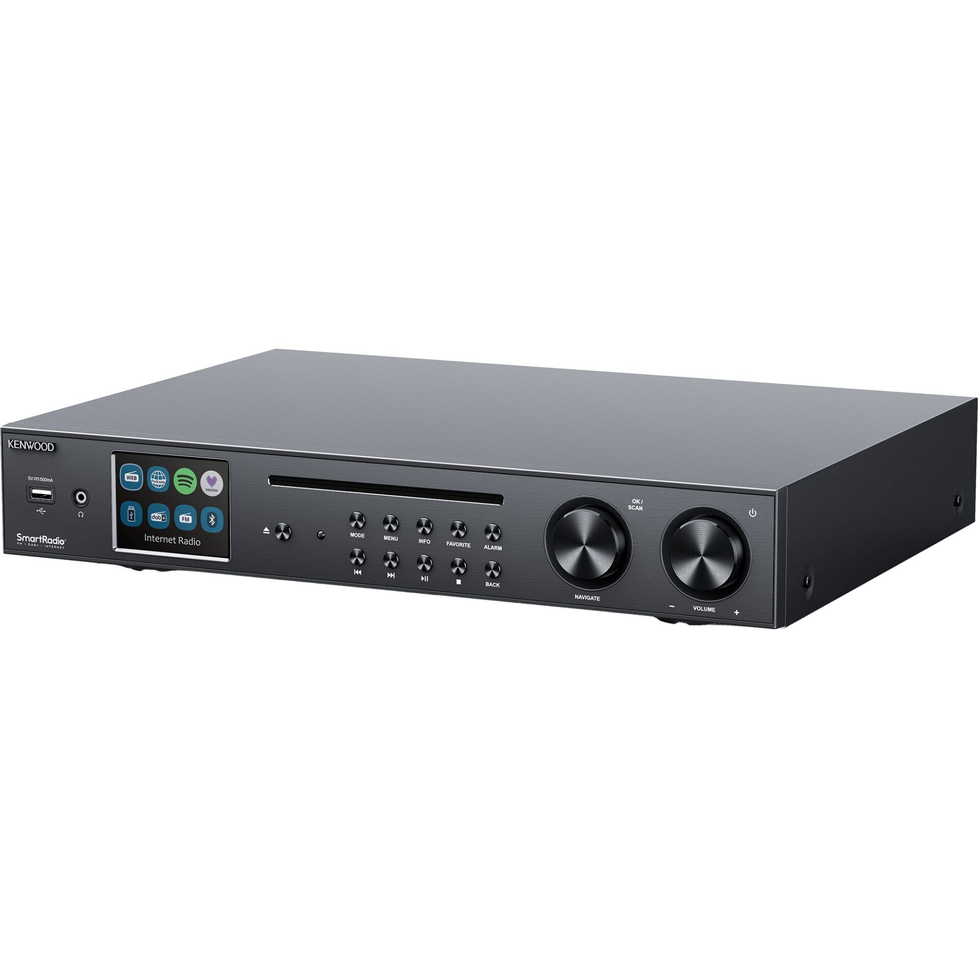Hi-Fi-Empfänger, Netzwerk-Empfänger, AV-Empfänger, USB-Anschluss, Drehknopf