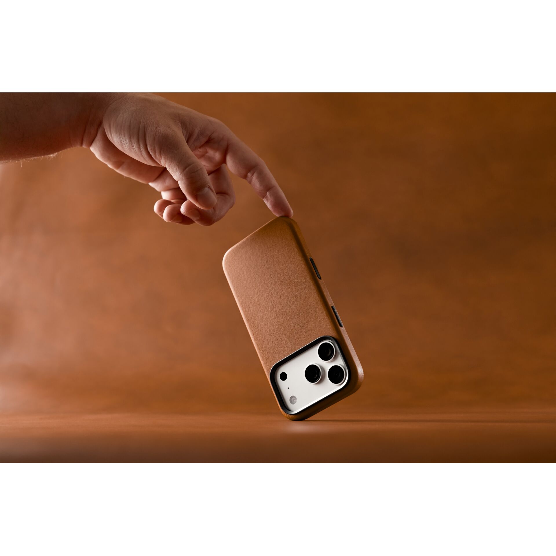 smartphone, hülle, iPhone, leder, braun