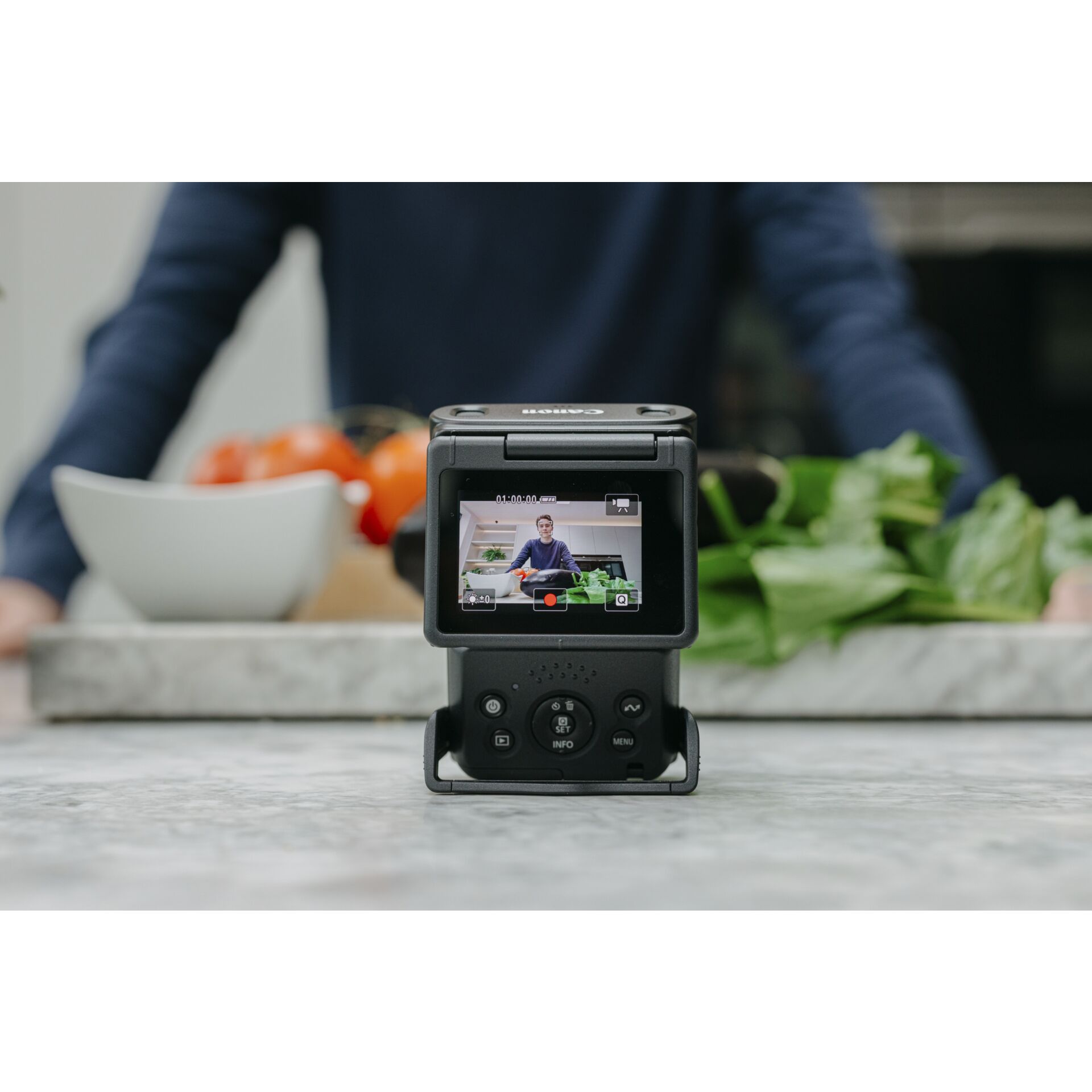 Elektronik, Videokamera, Bildschirm, Person, Überwachen