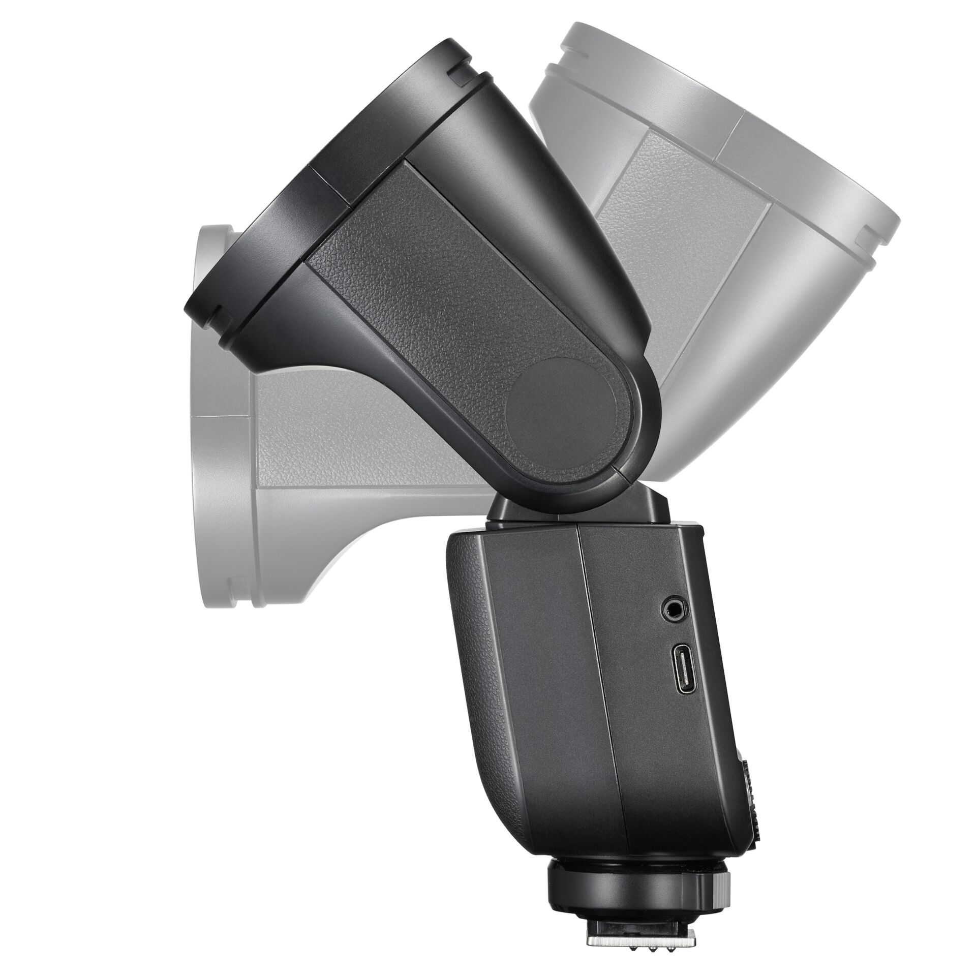 Blitz/Flashesystem, Kamera-Blitz, Schulterstativ-Blitz, Blitzkopf, Stativkopf USB-C