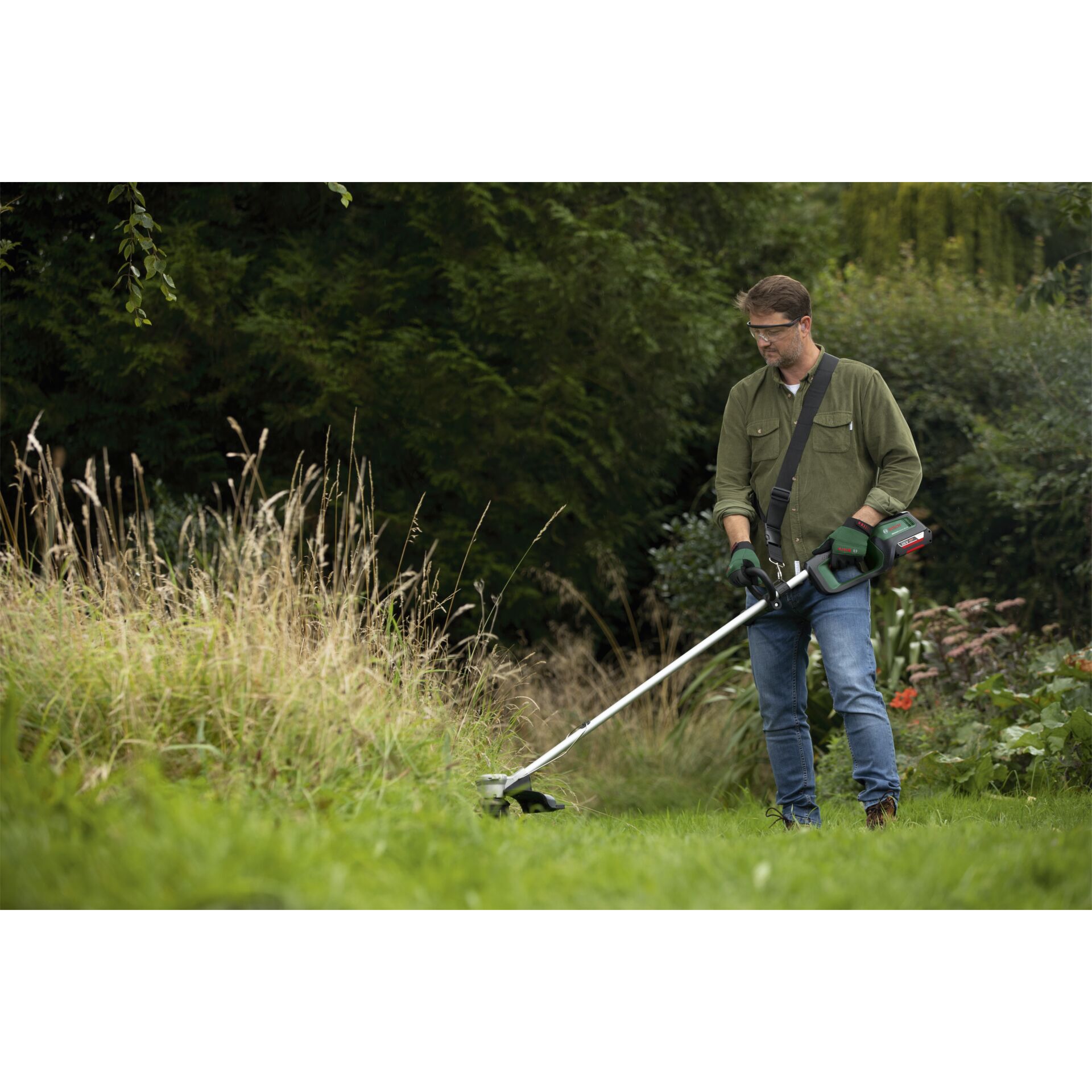 Gras, Rasen, Gerät, Person, Brille