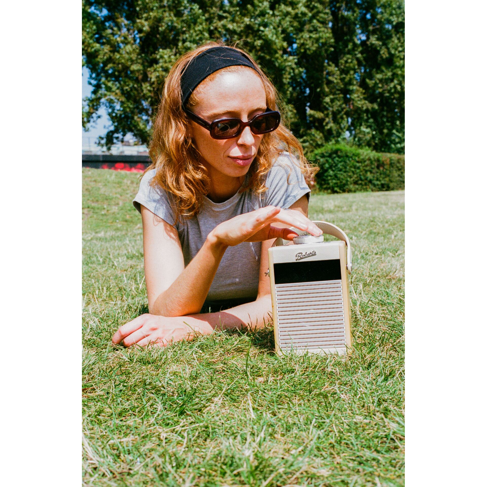 Gras, Sonnenbrille, Person, Brille, Rasen