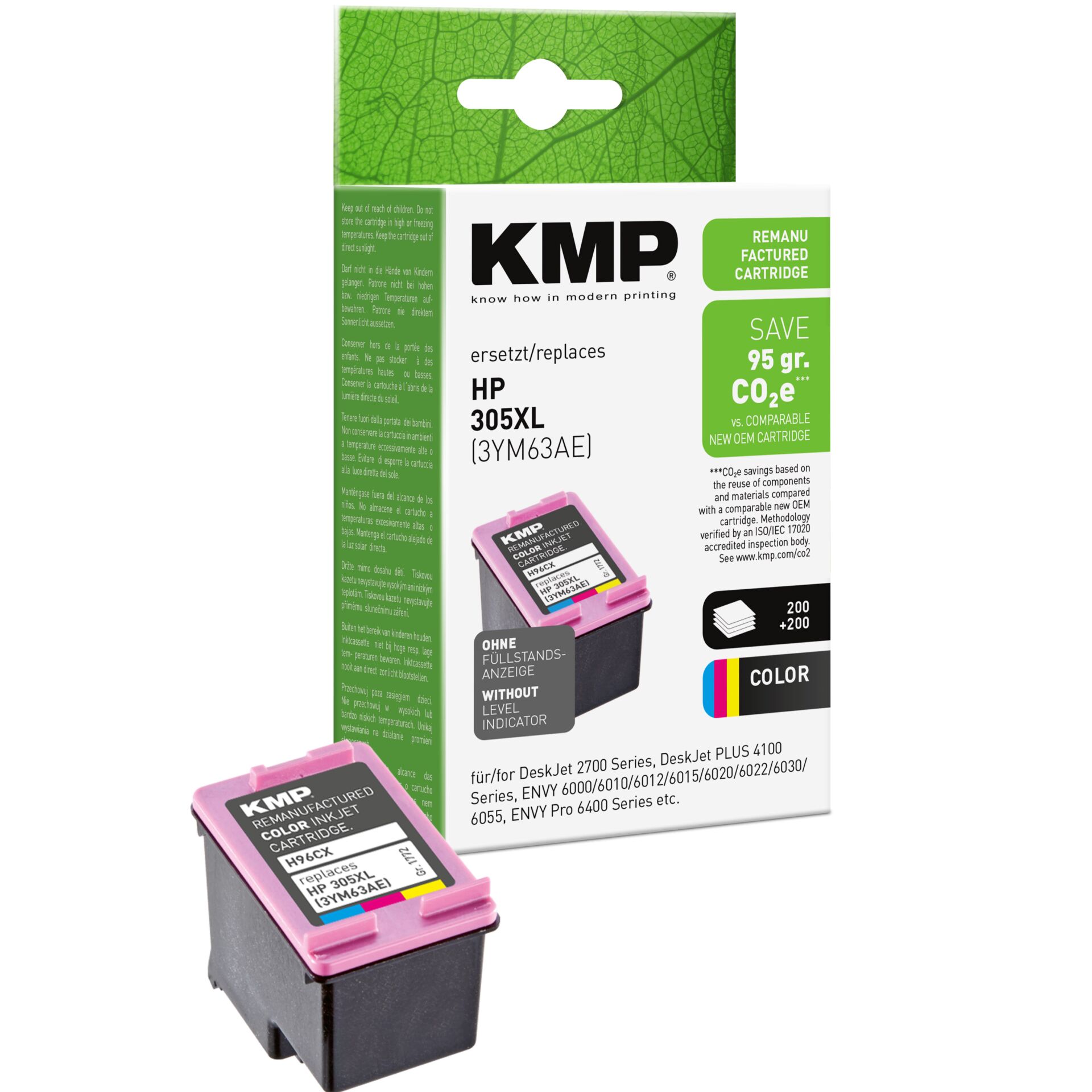 Adapter, Computerausrüstung, Werbung, Plakat, QR-Code, Tintenpatrone, Farbkartusche, HP Kompatibilität, KMP, Farbkartusche Rosa