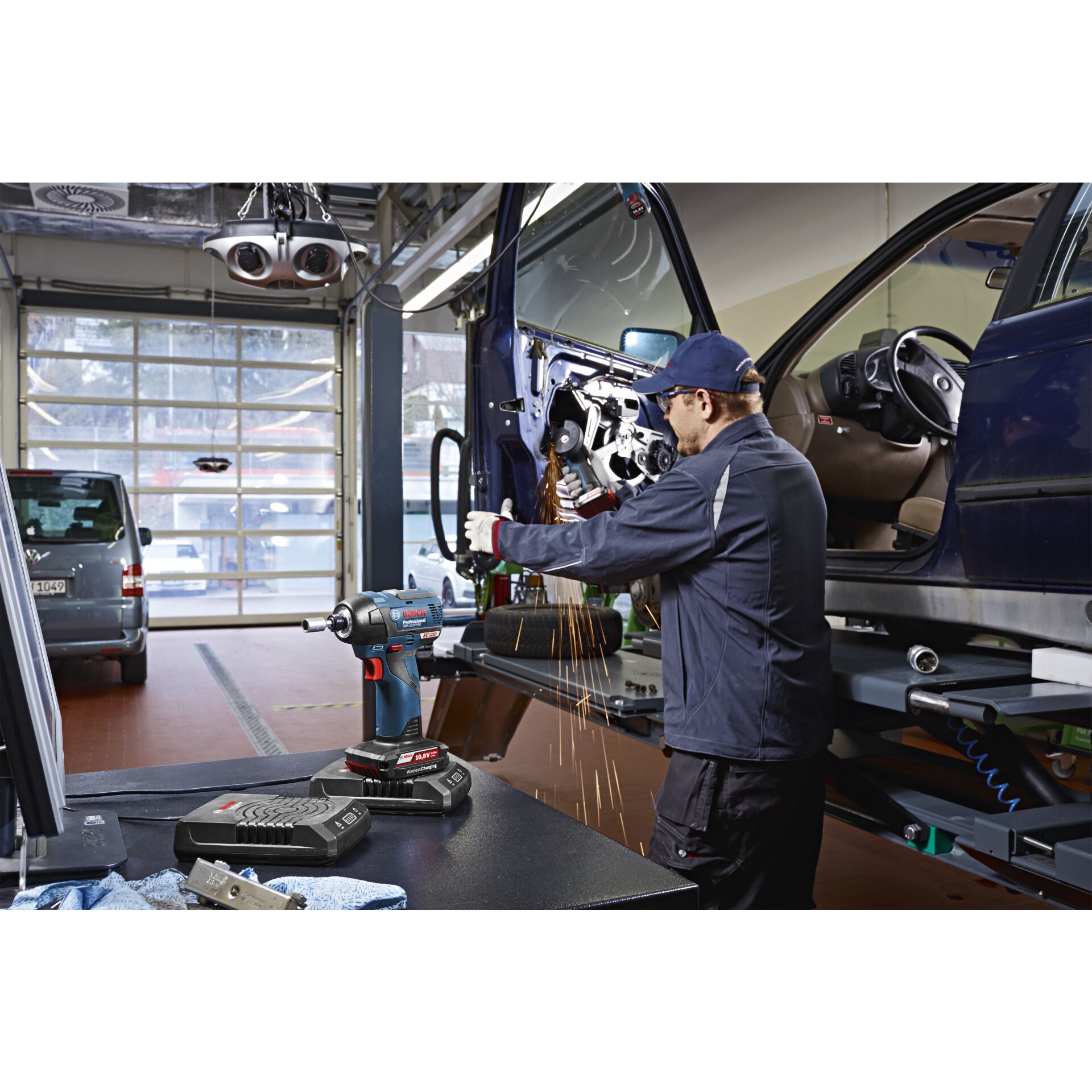 Fabrik, Herstellung, Handschuh, Werkstatt, Person