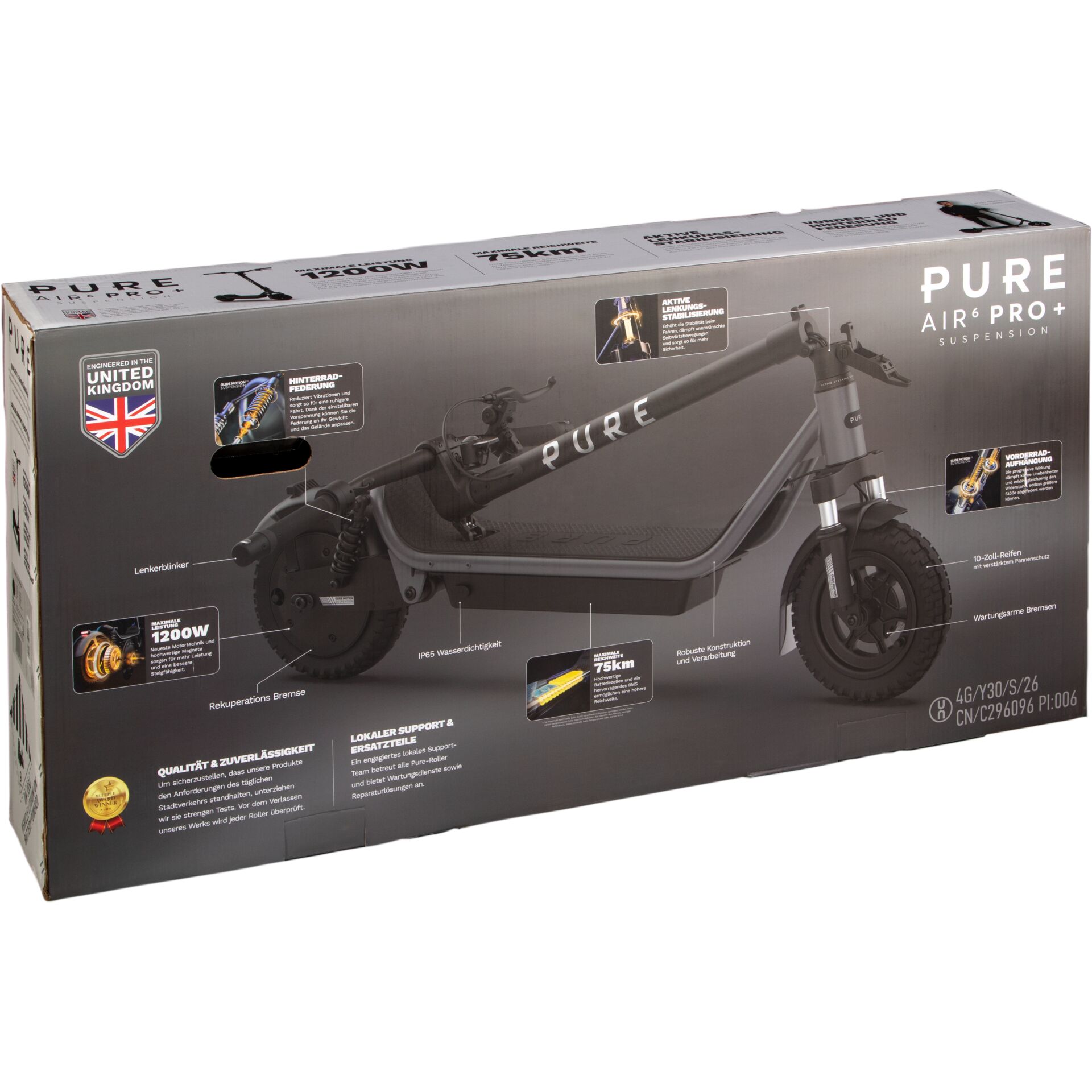 Elektro-Fahrrad, E-Bike, Federung, 1000W, Reifenprofil