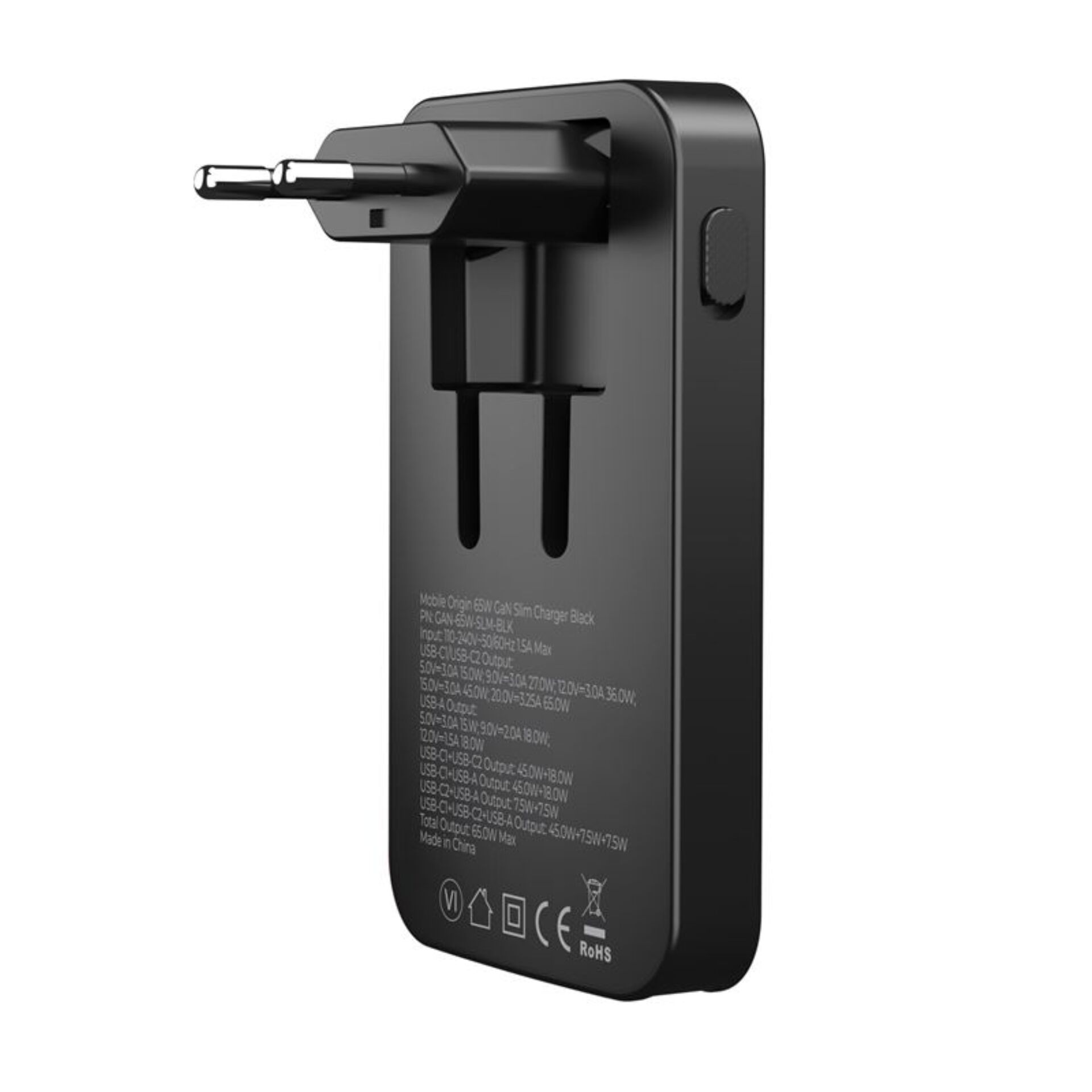 Ladegerät, USB-C, Netzteil, Schwarz, Adapter
