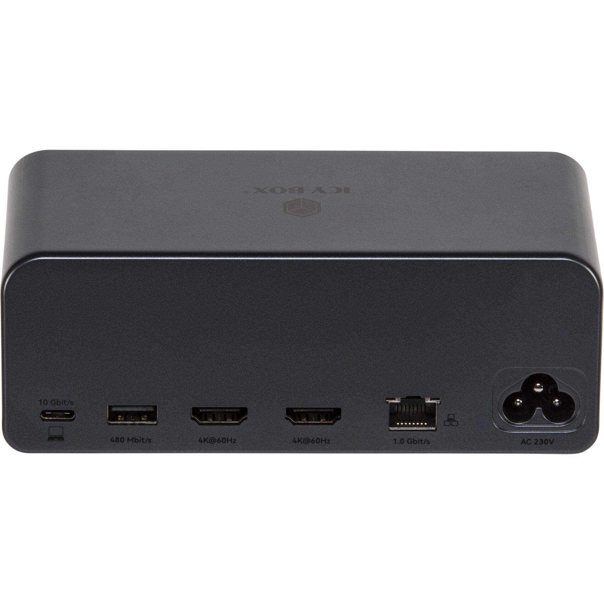 Netzwerk-Box, USB-C, HDMI, Ethernet, Netzadapter