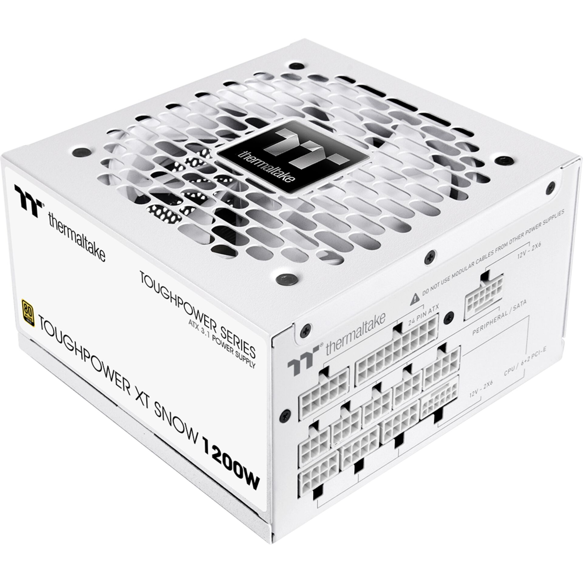 PC-Stromversorgung, 1200W, modular, ATX, weiß