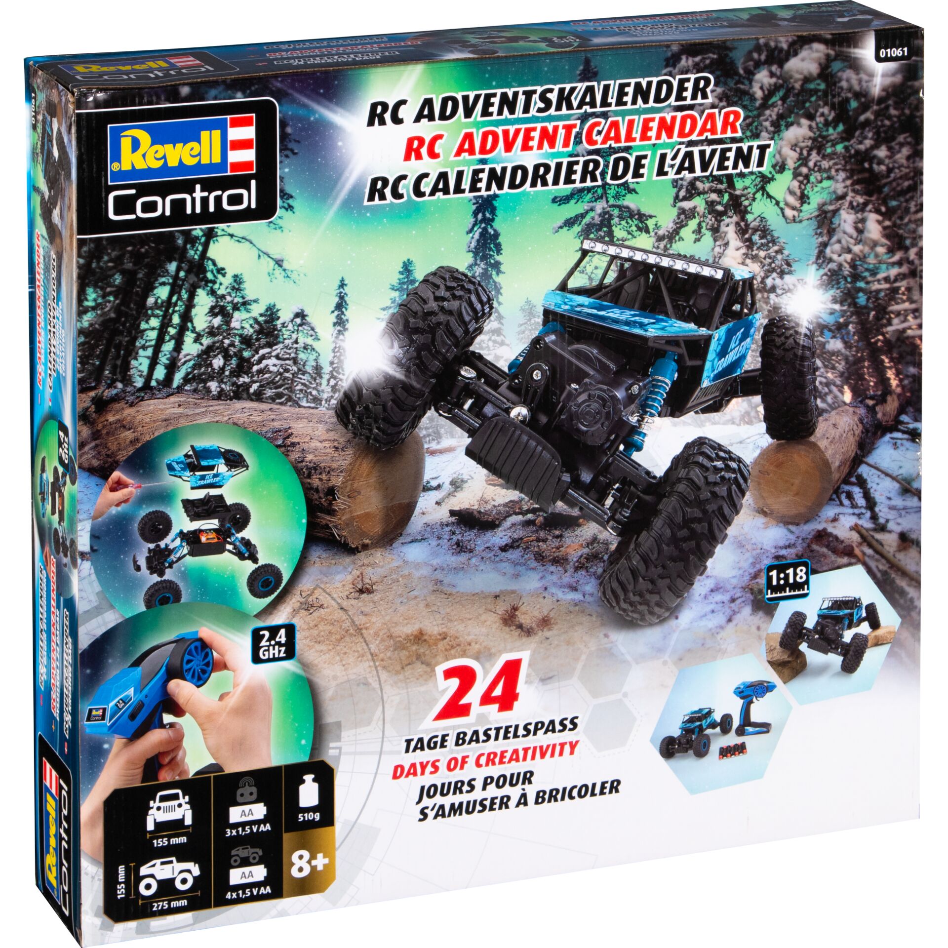 RC Auto, Off-road, 4x4, Lastwagen, Adventskalender