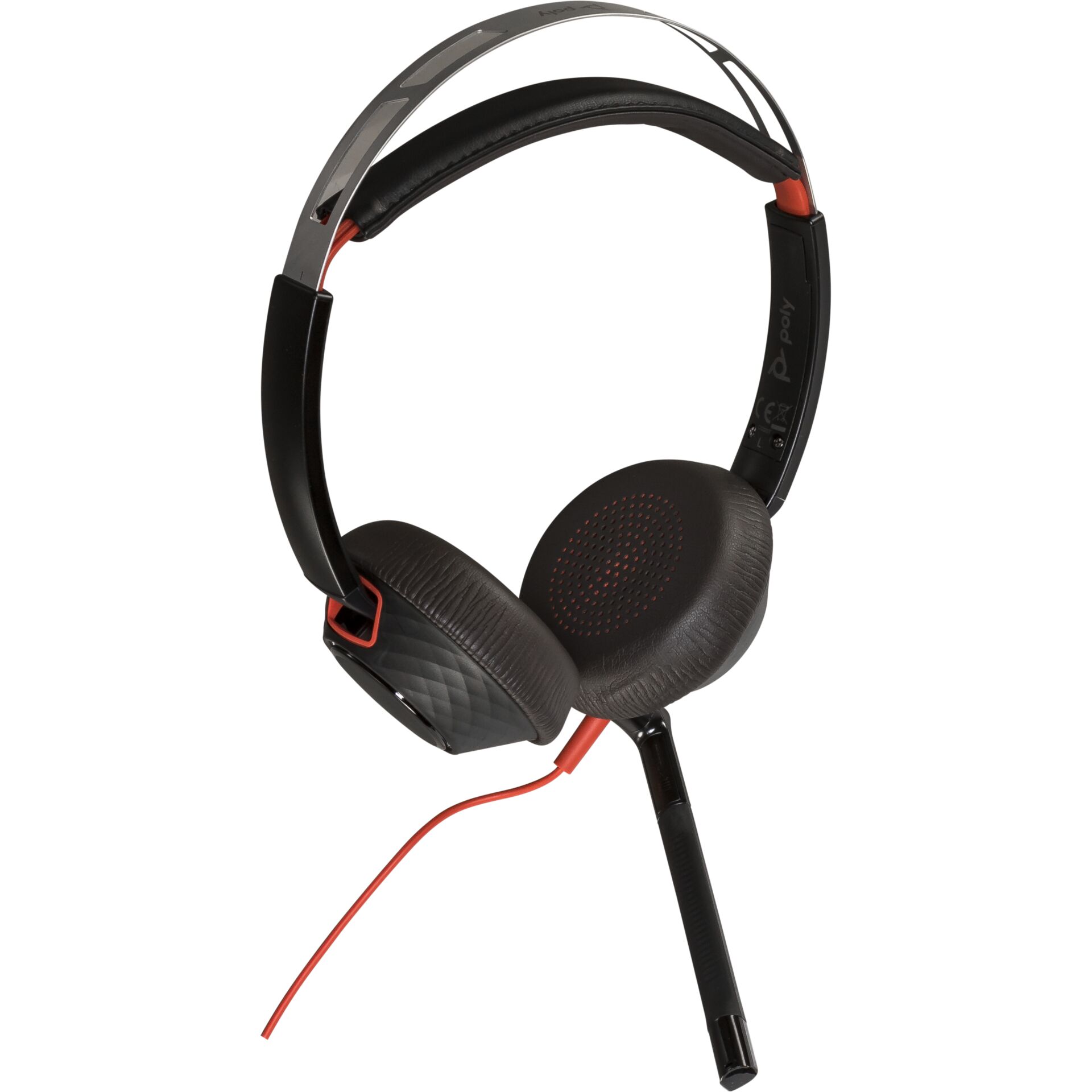 Kopfhörer, Over-Ear, Kabelgebunden, Rot, Mikrofon