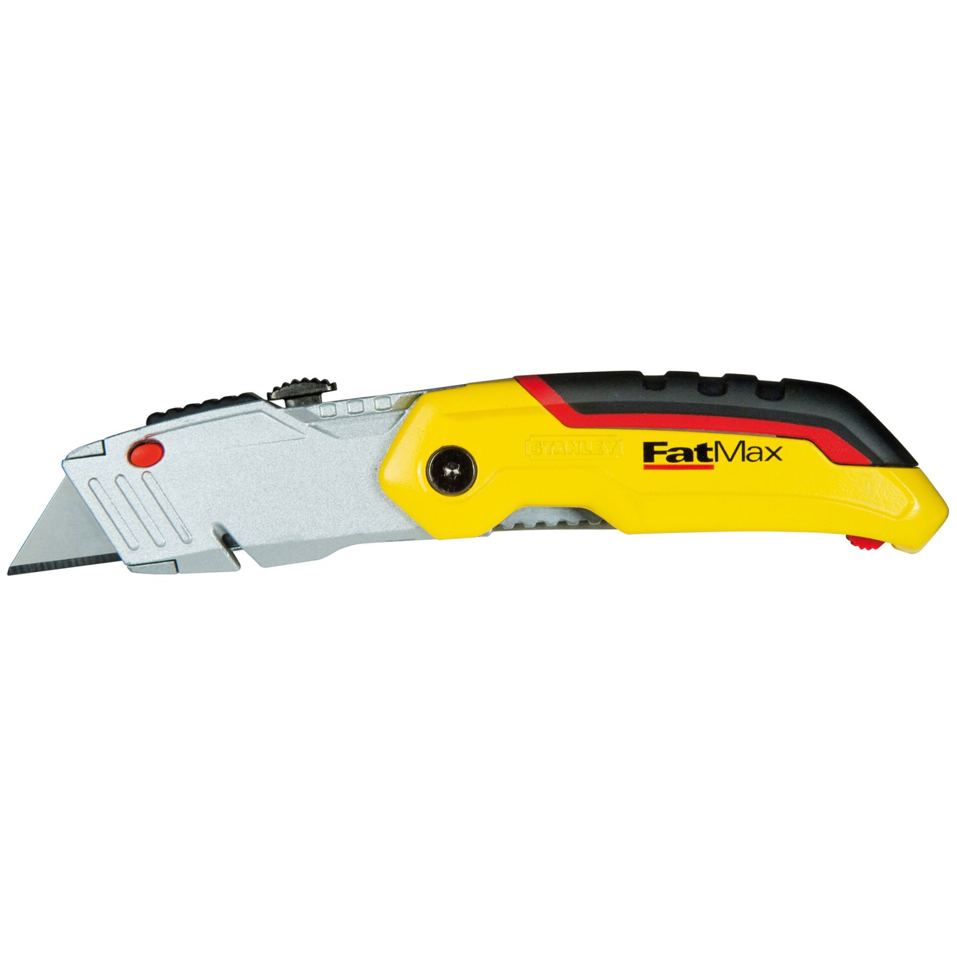 Cutting knife, Utility knife, retractable blade, yellow handle, ergonomic grip