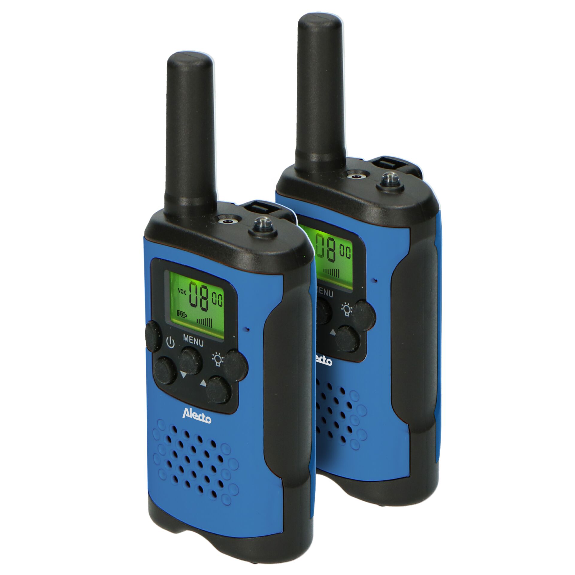 Walkie-talkie, Two-way radio, Vox, Handheld, Blue color
