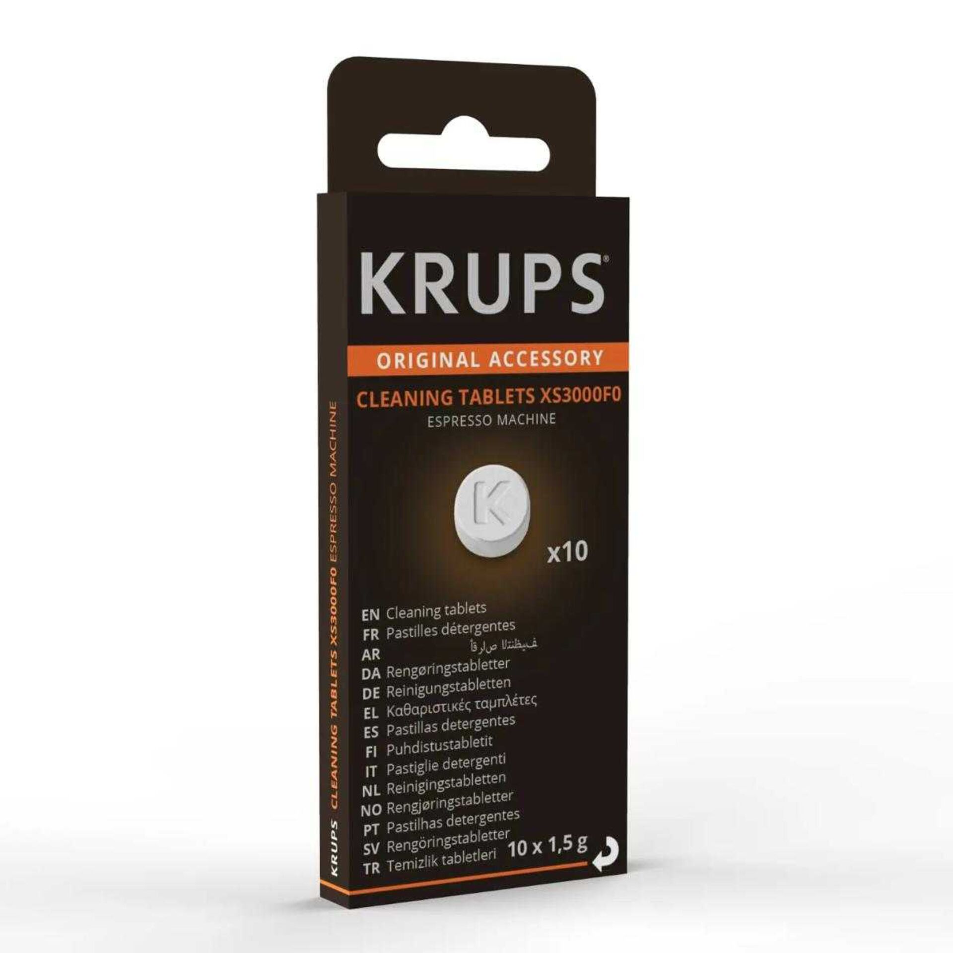 Kaufhalter, ReinigungsTabletten, Espresso-Maschine, Kapselreiniger, Krups-Originalzubehör