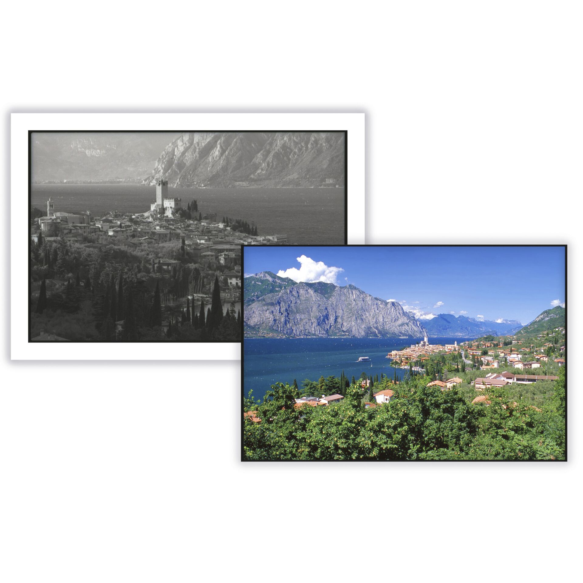 Collage, Land, Natur, Draußen, Gipfel