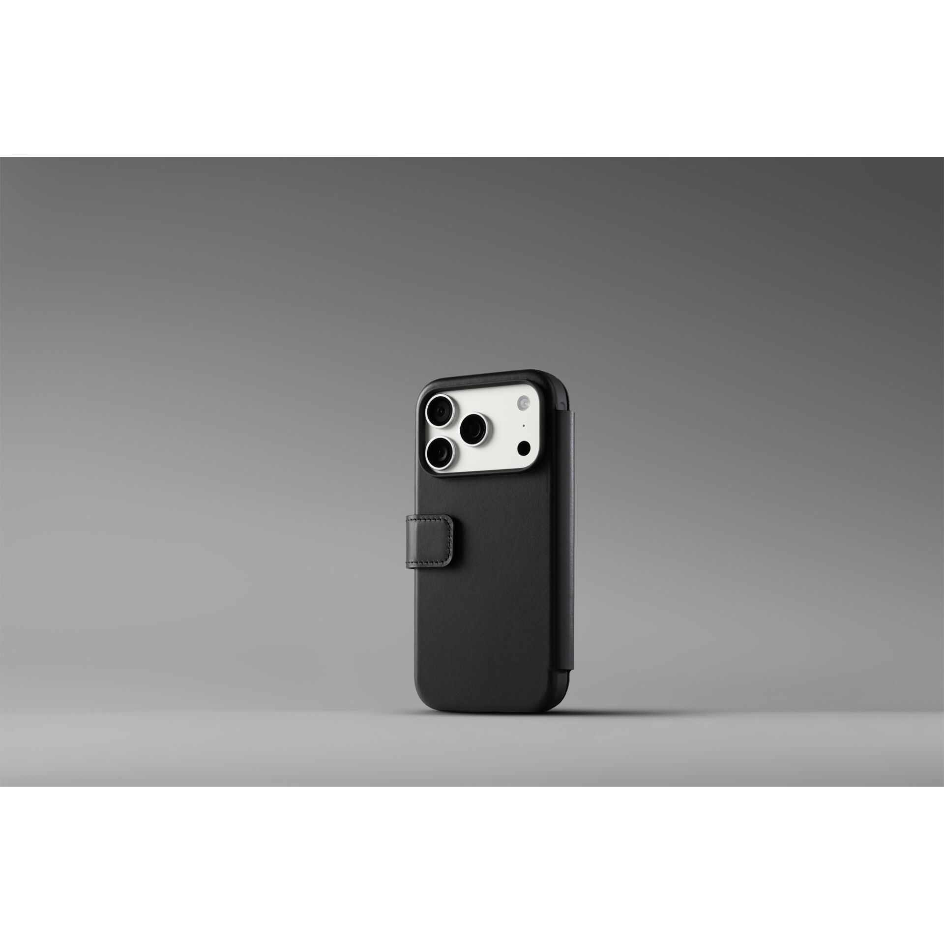 Hüllen-Phone, iPhone-Hülle, Lederhülle, schwarz, Brieftaschenstil-Hülle