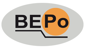 logo, orange circle, BEPO, marke, grafikdesign