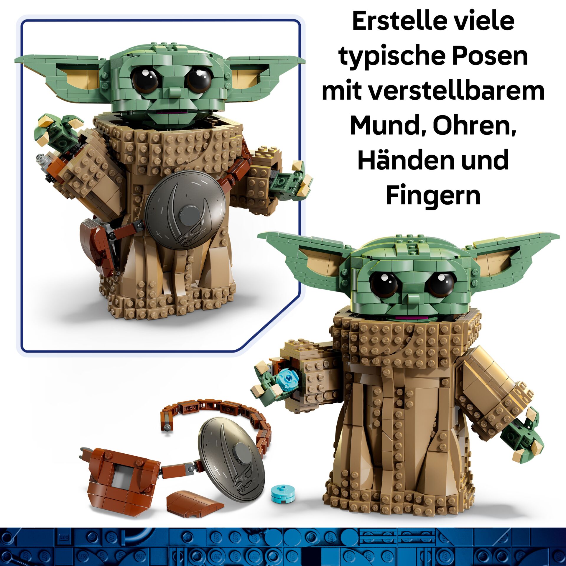 Lego, Baby Yoda, Grogu, Figurine, Set