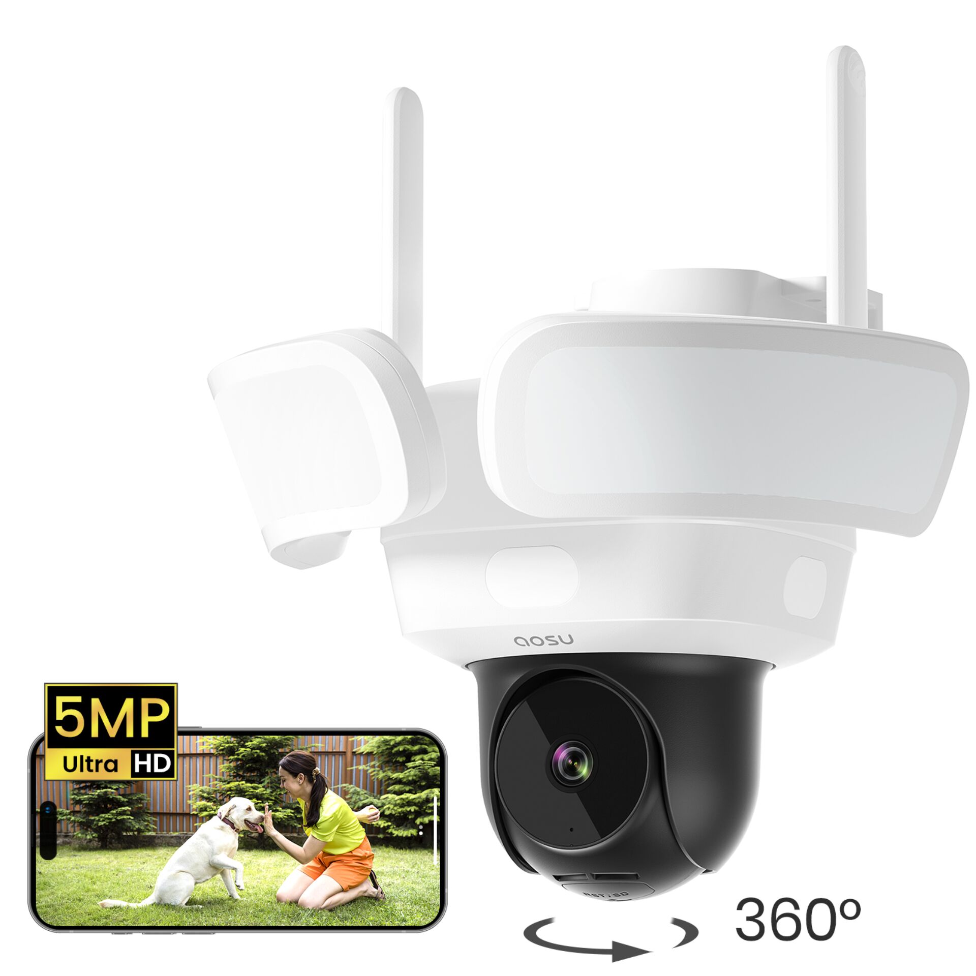 AOSU Smart Security  FloodlightCam Pro