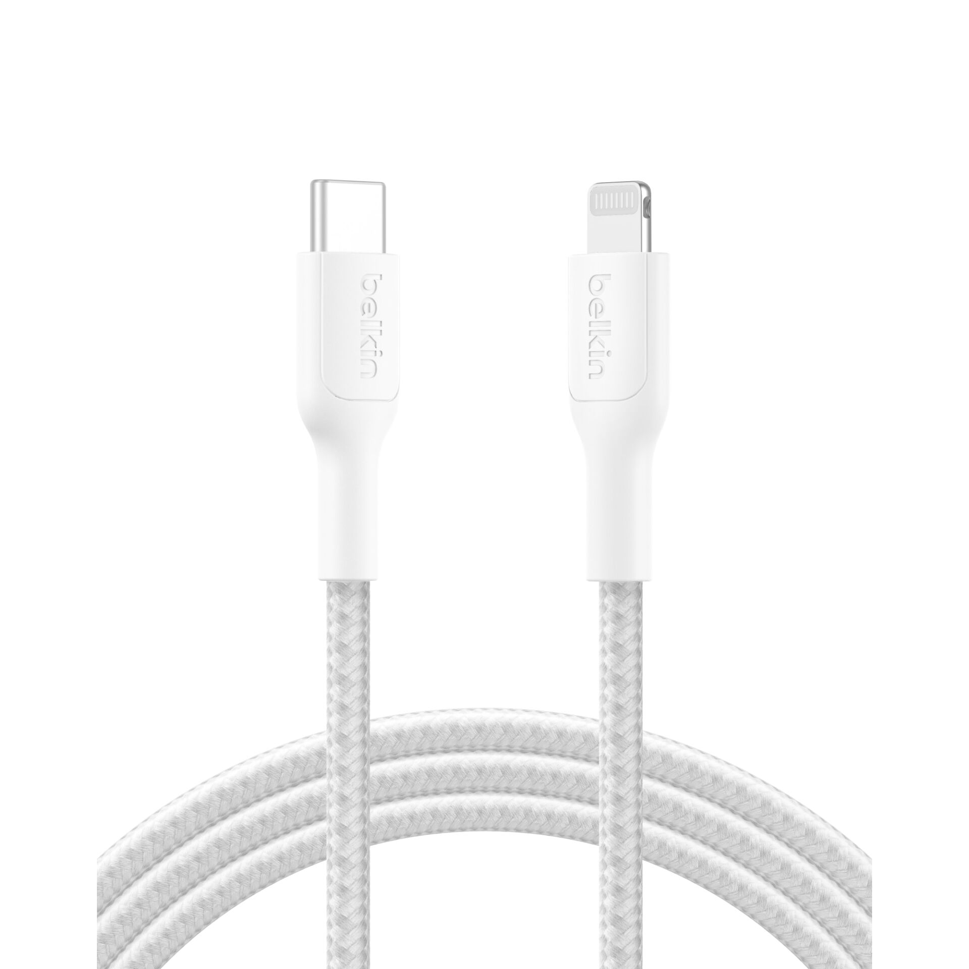 USB-C auf Lightning, geflochtenes Kabel, weiß, Lade-/Datenkabel, Datenübertragung