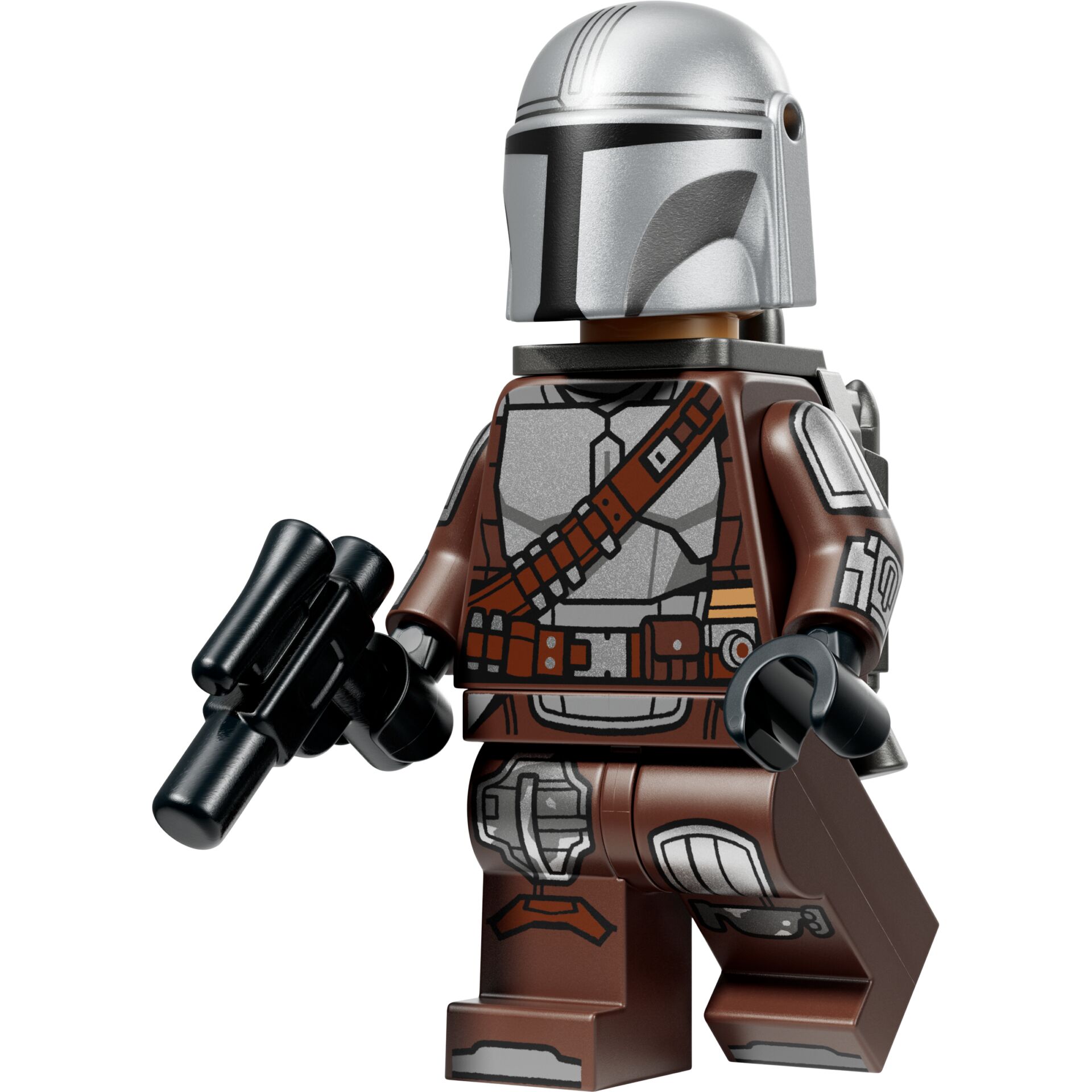 Star Wars, Minifigur, Jäger, Helm, Brauner Anzug
