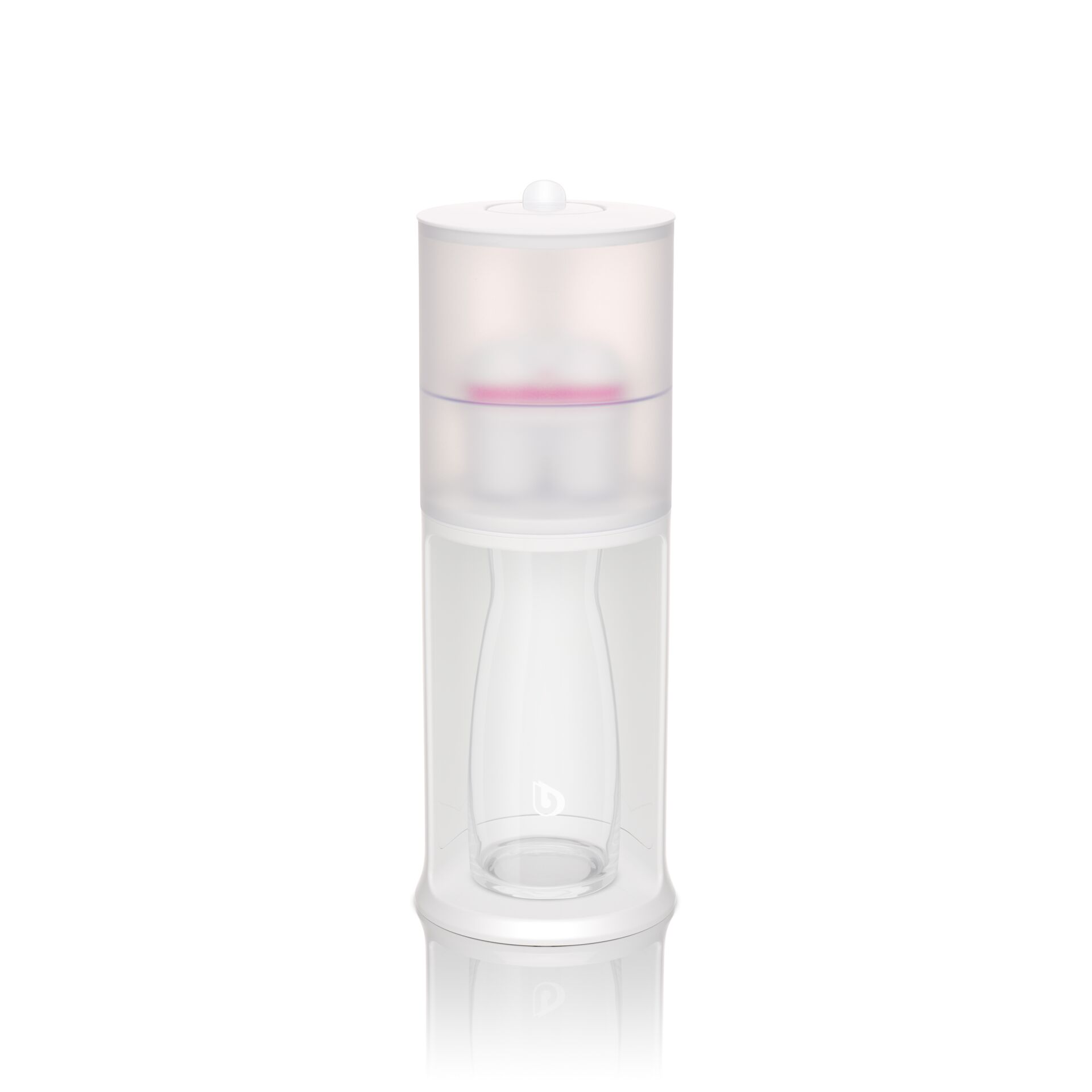 Wasserflasche, Trinkflasche, Wiederverwendbar, Transparente Flasche, Pumpe/Dispencer