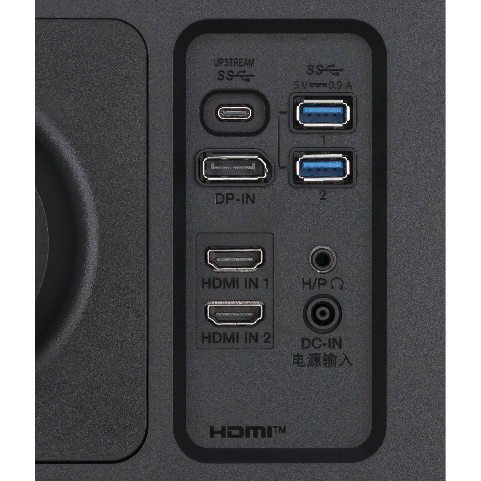 HDMI-Anschlüsse, USB-C, USB 3.0, DC-Eingang, HDMI Eingänge