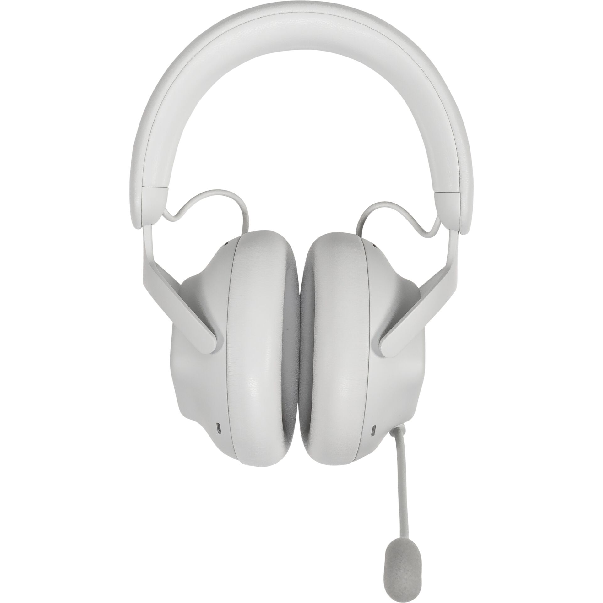 kopfhörer, over-ear, kabelgebunden, grau, mikrofon