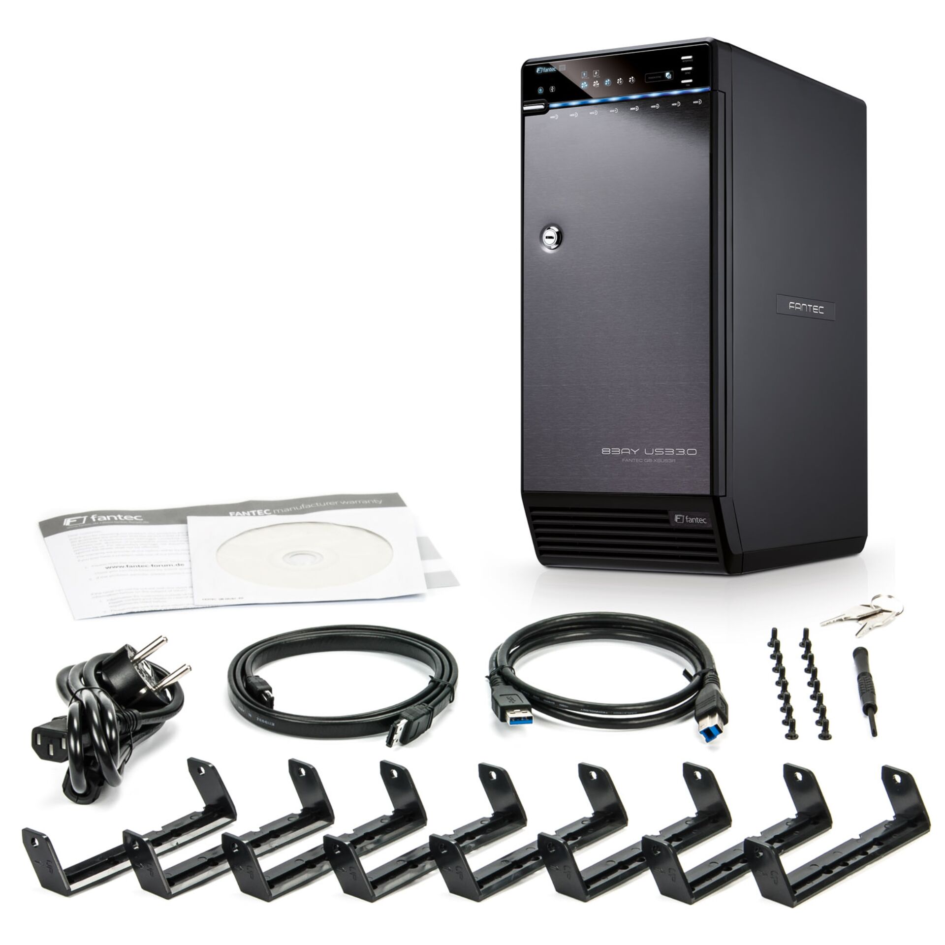Gehäuse, Server, US3.0, Fantec, Zubehör