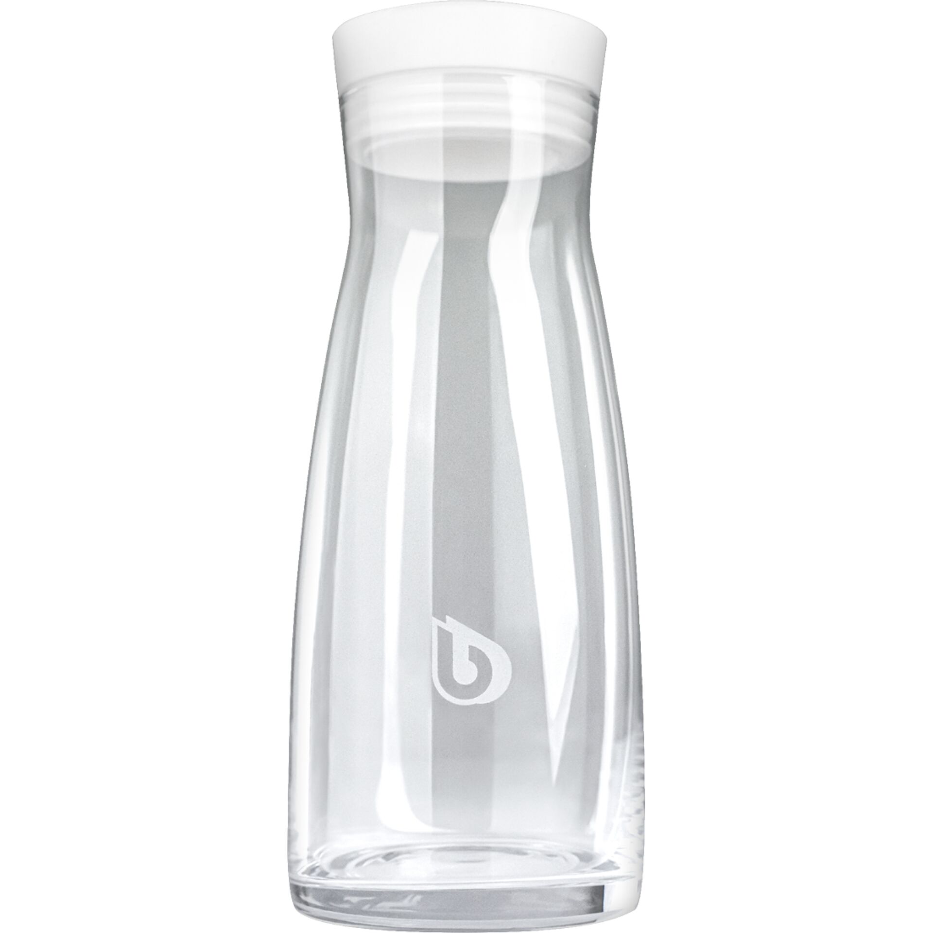 wasserflasche, Trinkflasche, Glasflasche, transparente Flasche, Kunststofffrei