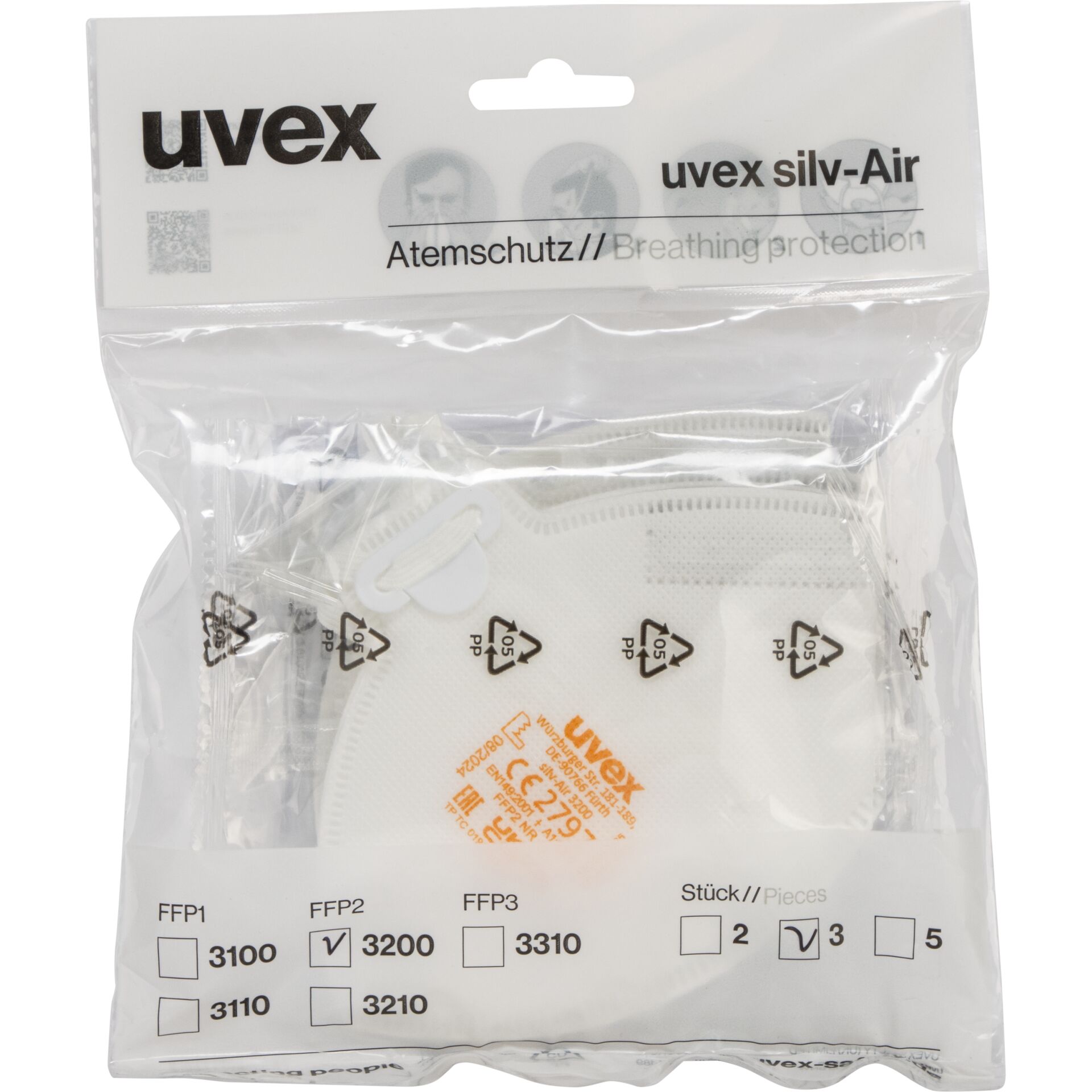 Atemschutzmaske, FFP2, Maske, Sicherheitsmaske, Uvex