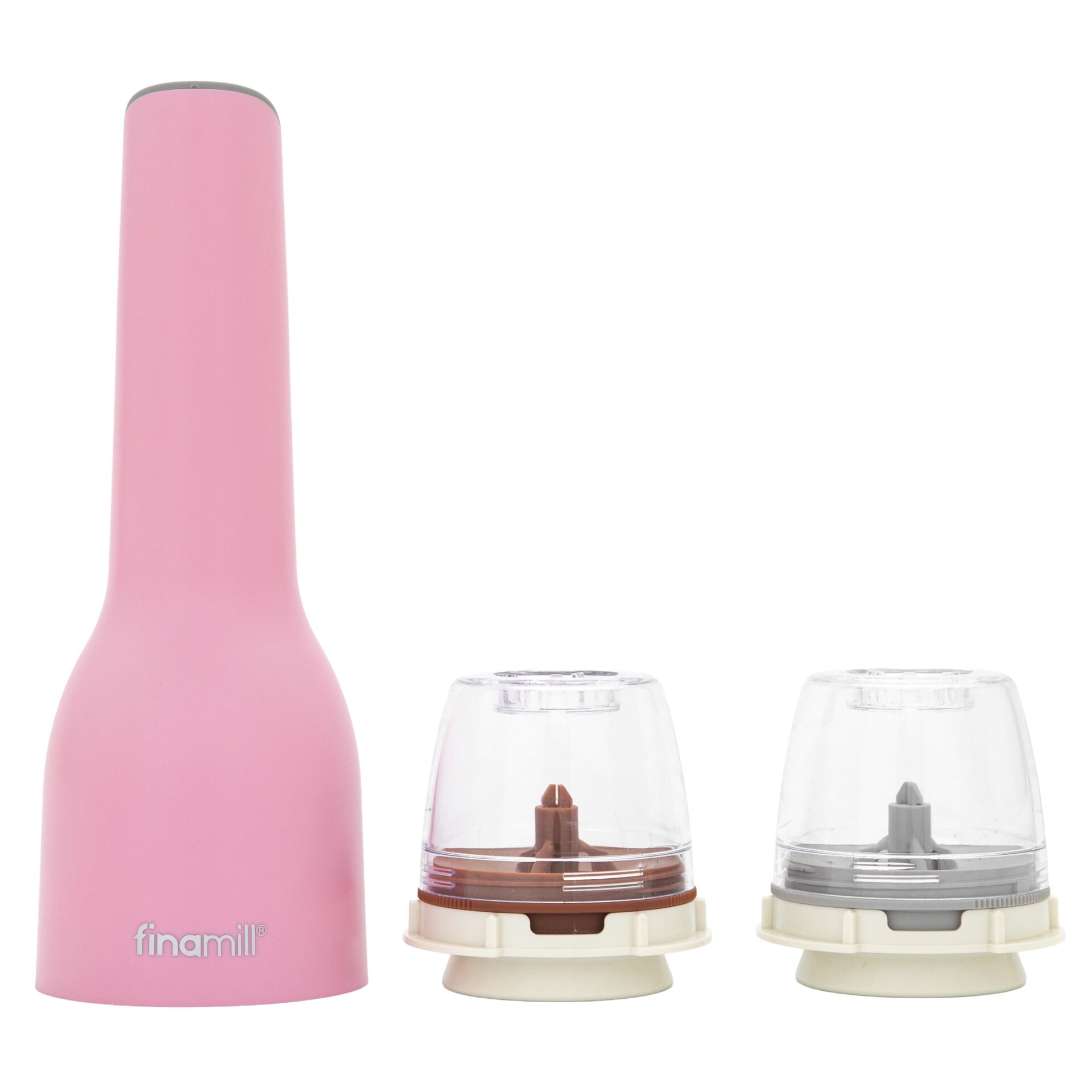 pink, manuell, grind, set, küchenzubehör