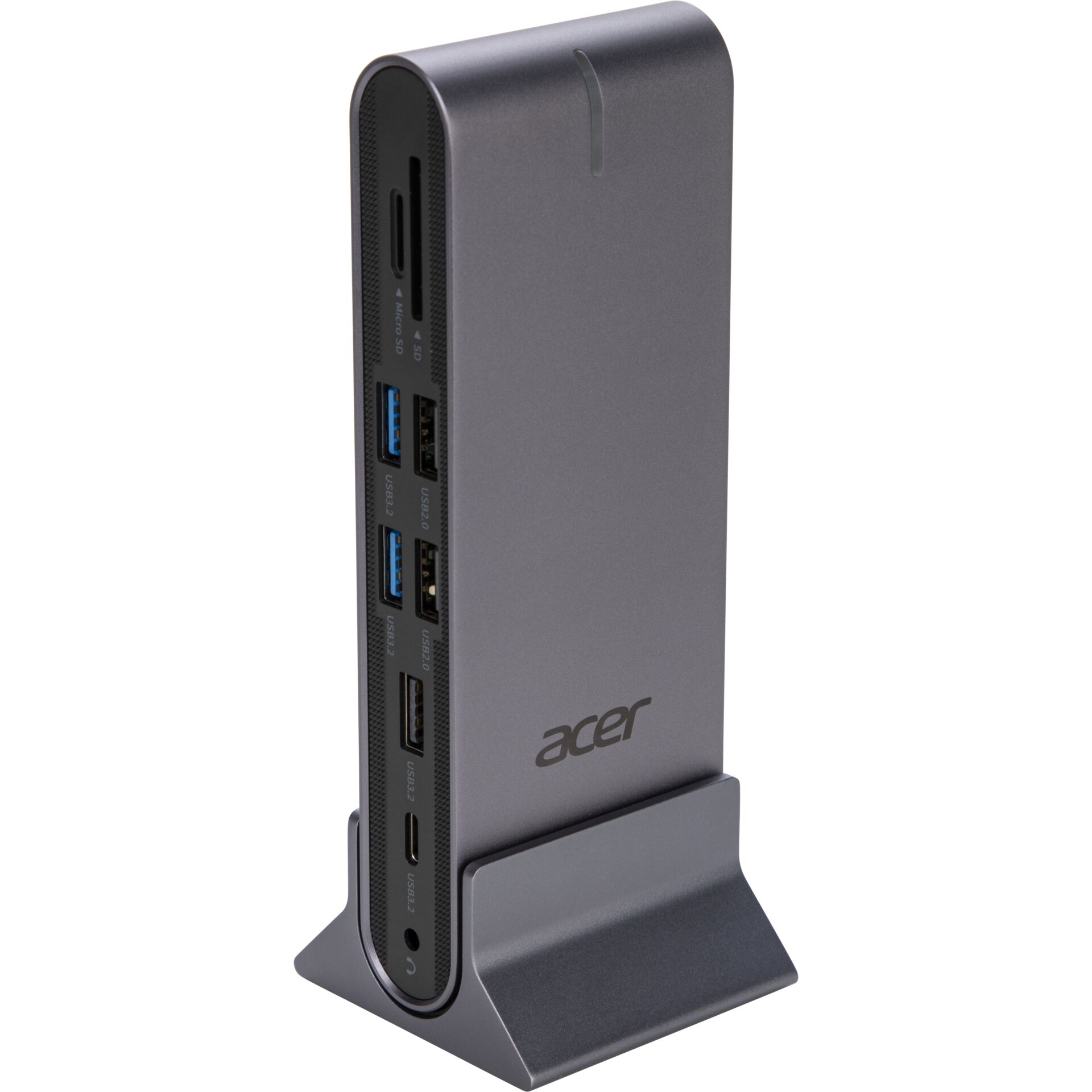 USB-C Hub, Docking Station, Acer, Aluminium, Grau