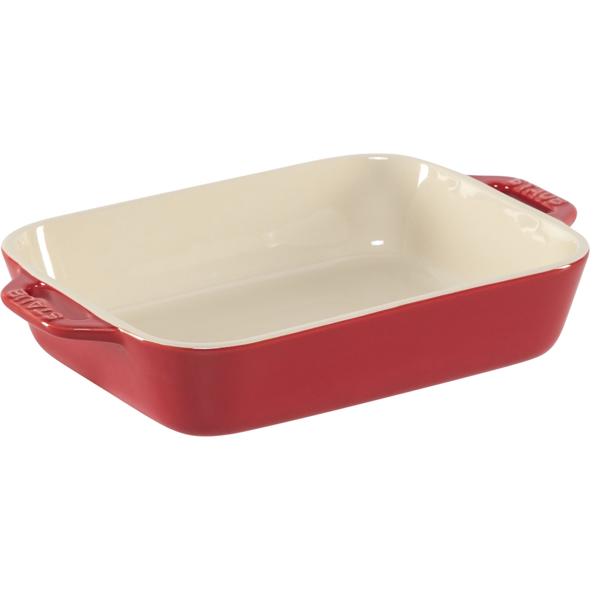 auflaufform, backform, rotem farbton, ofenfest, granit/ceramikk?