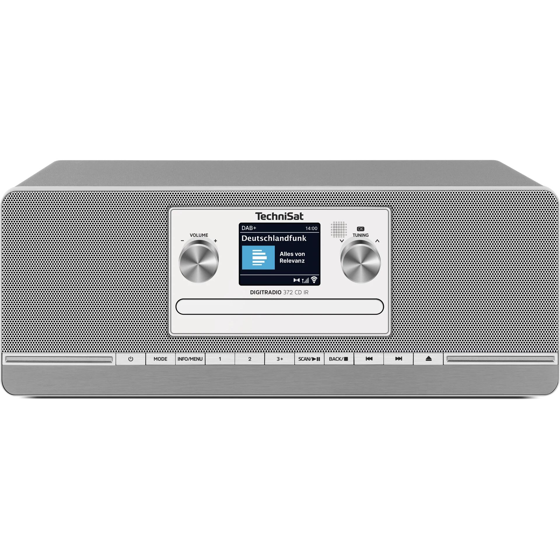 Technisat DigatRadio 372 CD IR  silber
