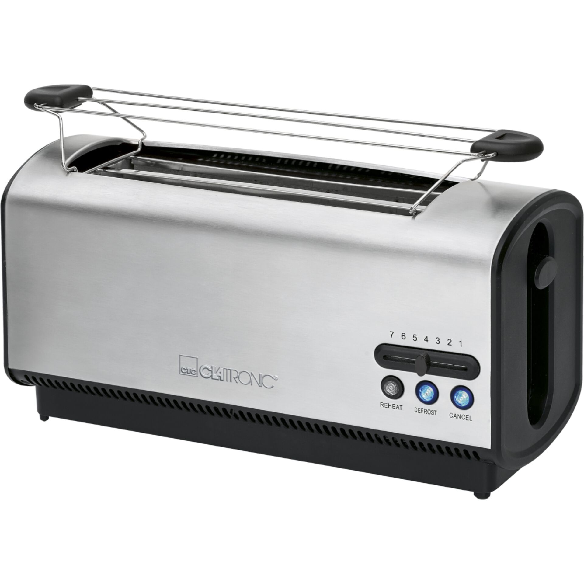 Clatronic TA 3687 inox 4 Scheiben-Langschlitztoaster Gerät, Elektrisches Gerät, Postfach, Toaster