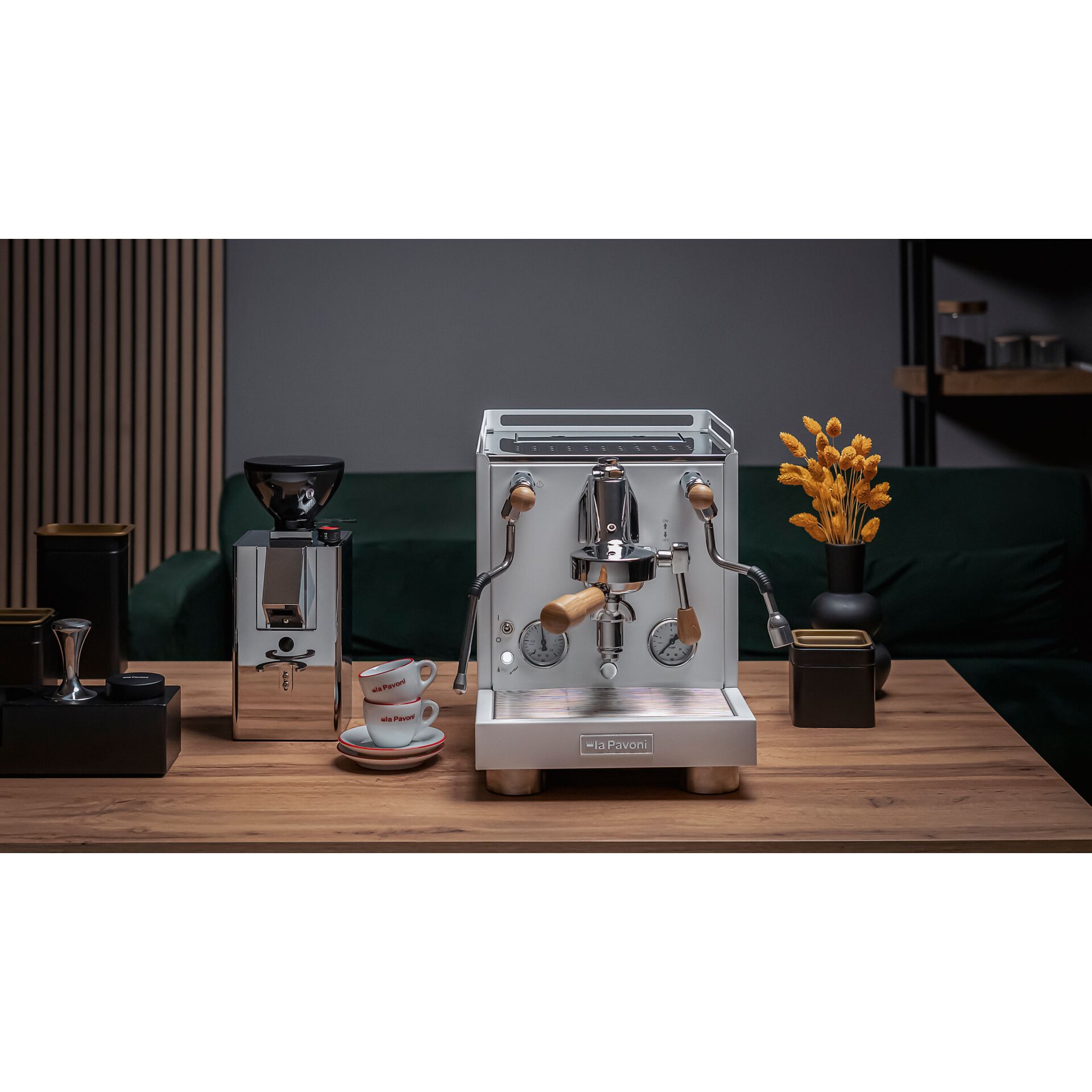 Espressomaschine, Stromlinienförmig, Metall, Brüher, Kaffeemaschine